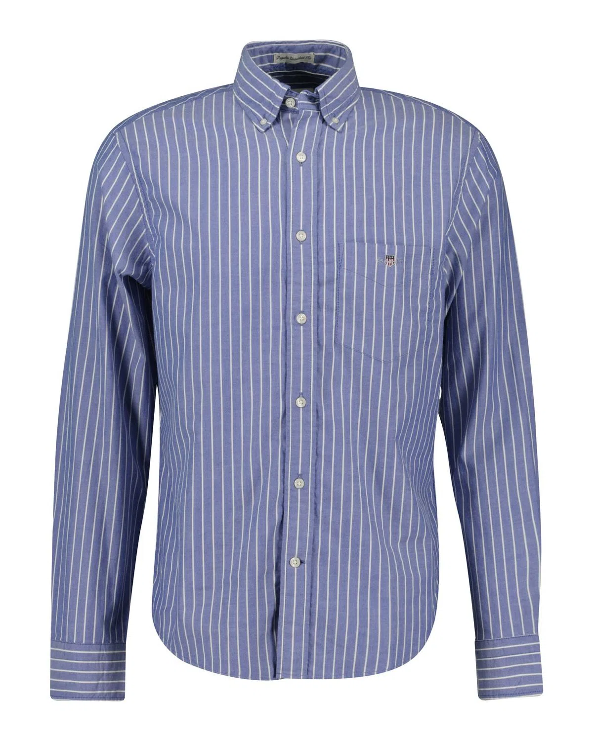 Camisa de manga comprida xadrez Azul