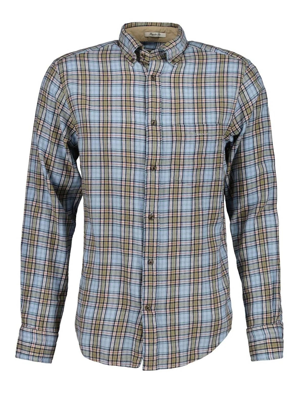 Windblown Check Blue Flannel Shirt