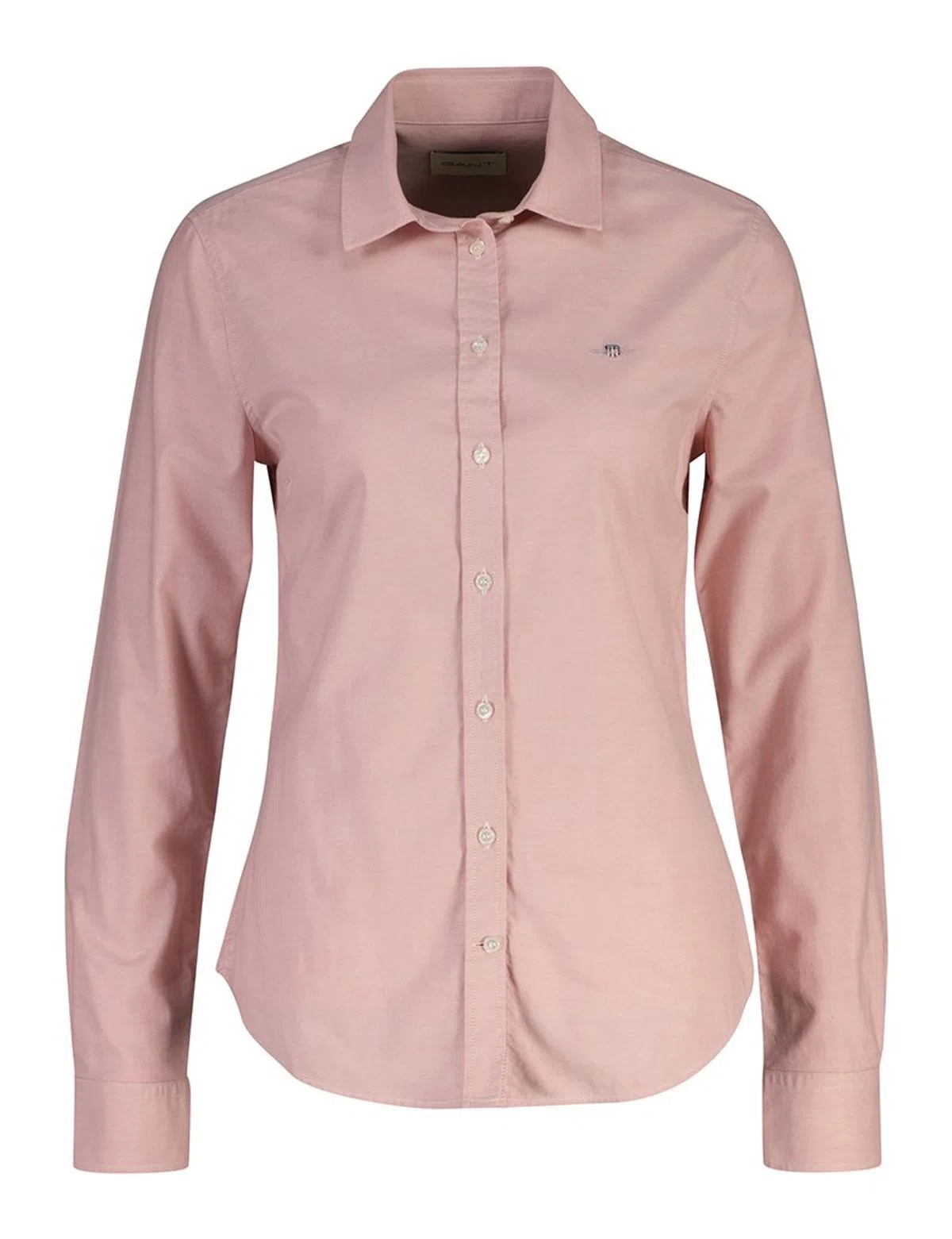 Camisa Slim Stretch Oxford Rosa
