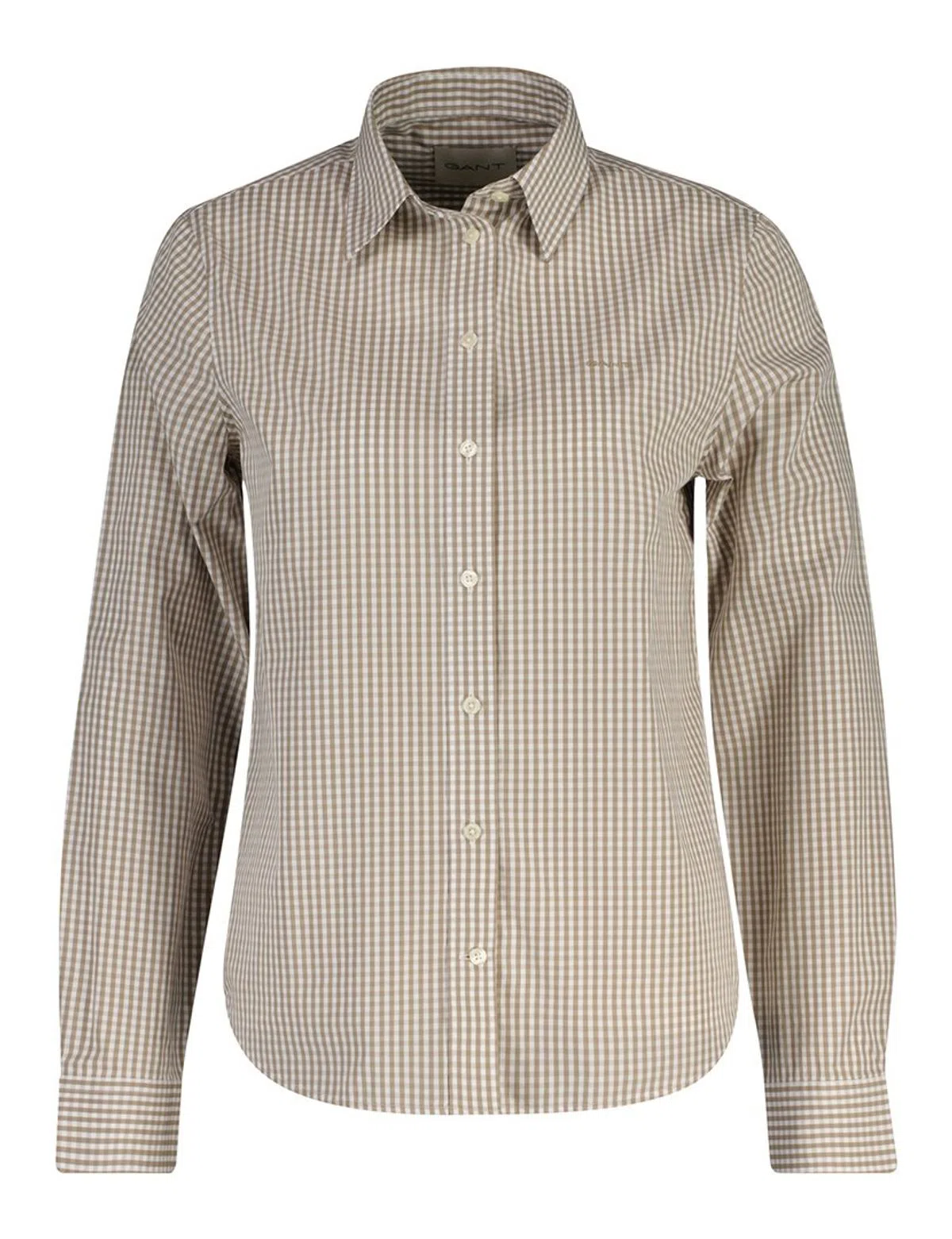 Chemise Popeline Gingham Beige