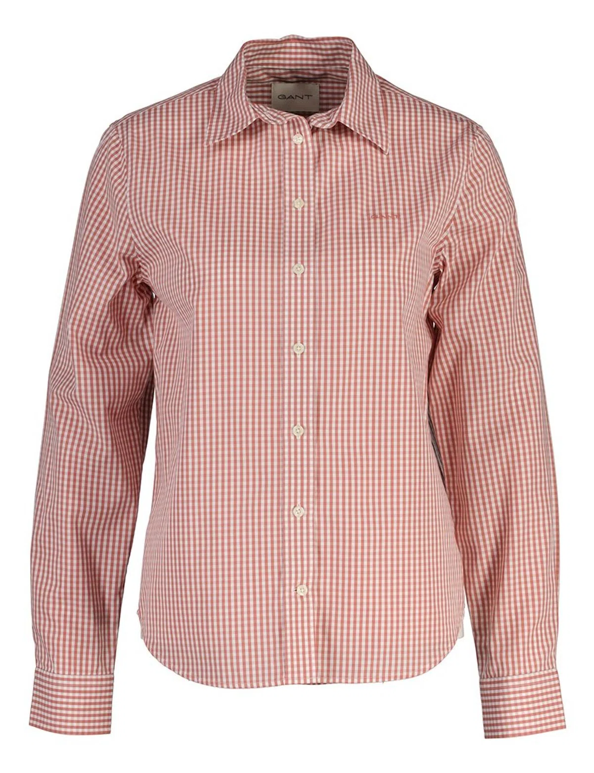 Gingham Pink Poplin Shirt