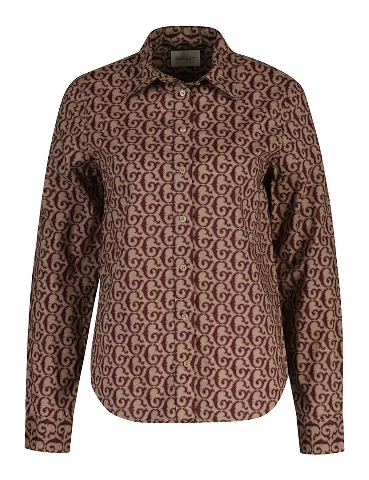 Red G Print Regular Shirt
