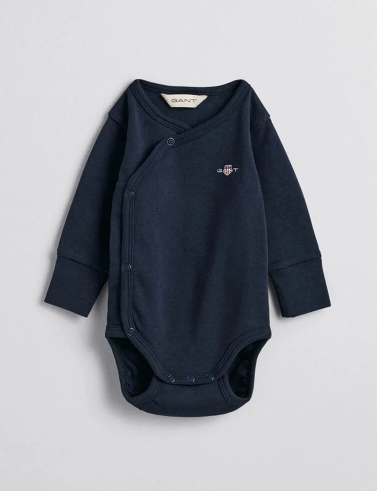 Long Sleeve Baby Bodysuit Blue