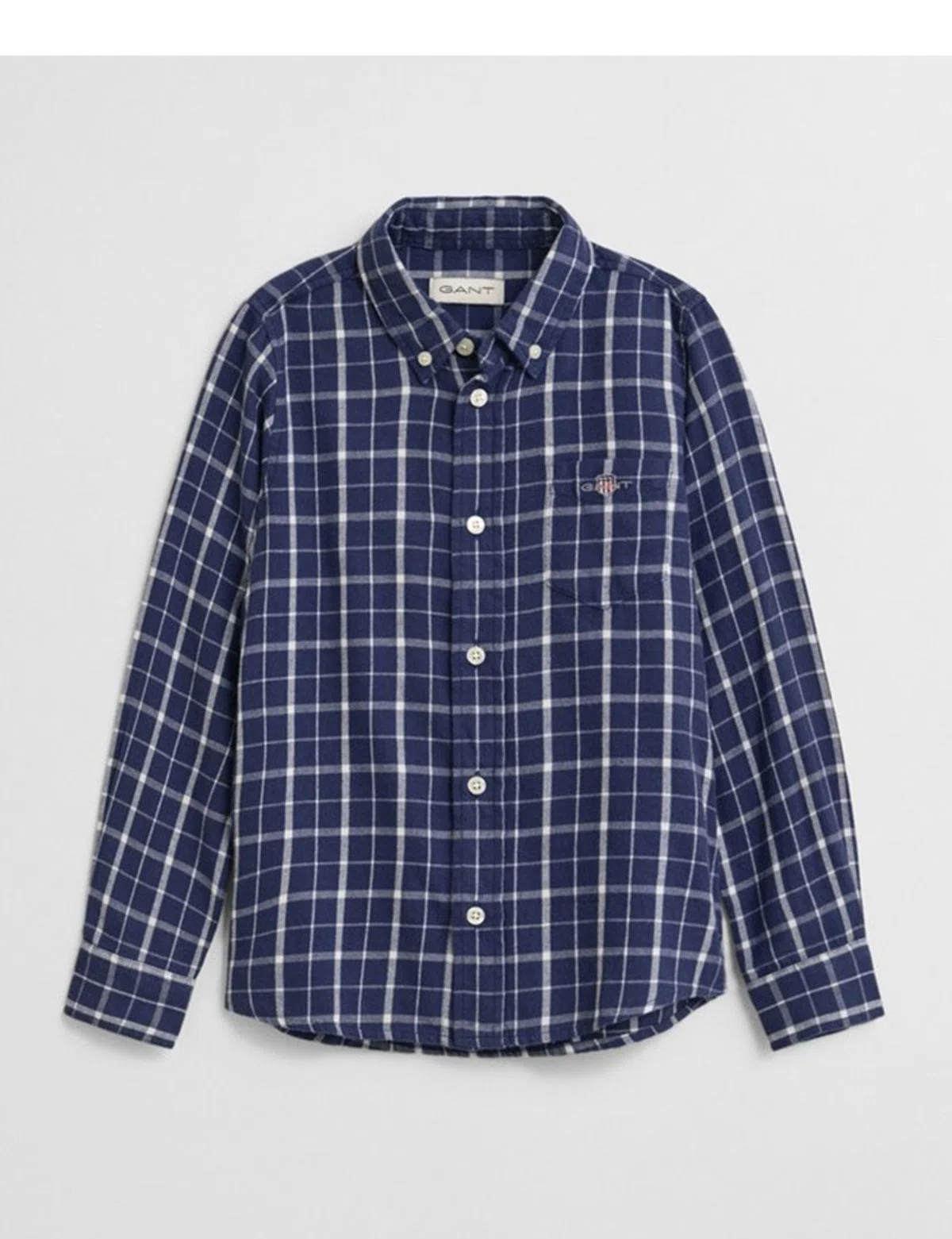 Chemise en Flanelle à Carreaux Bleus