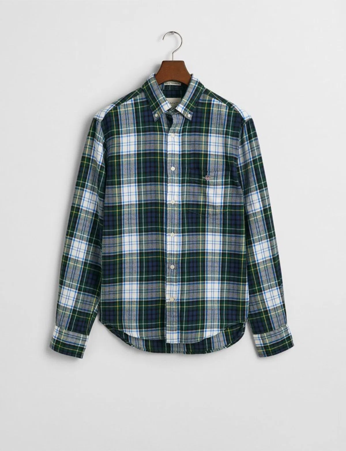 Camisa de flanela xadrez Verde