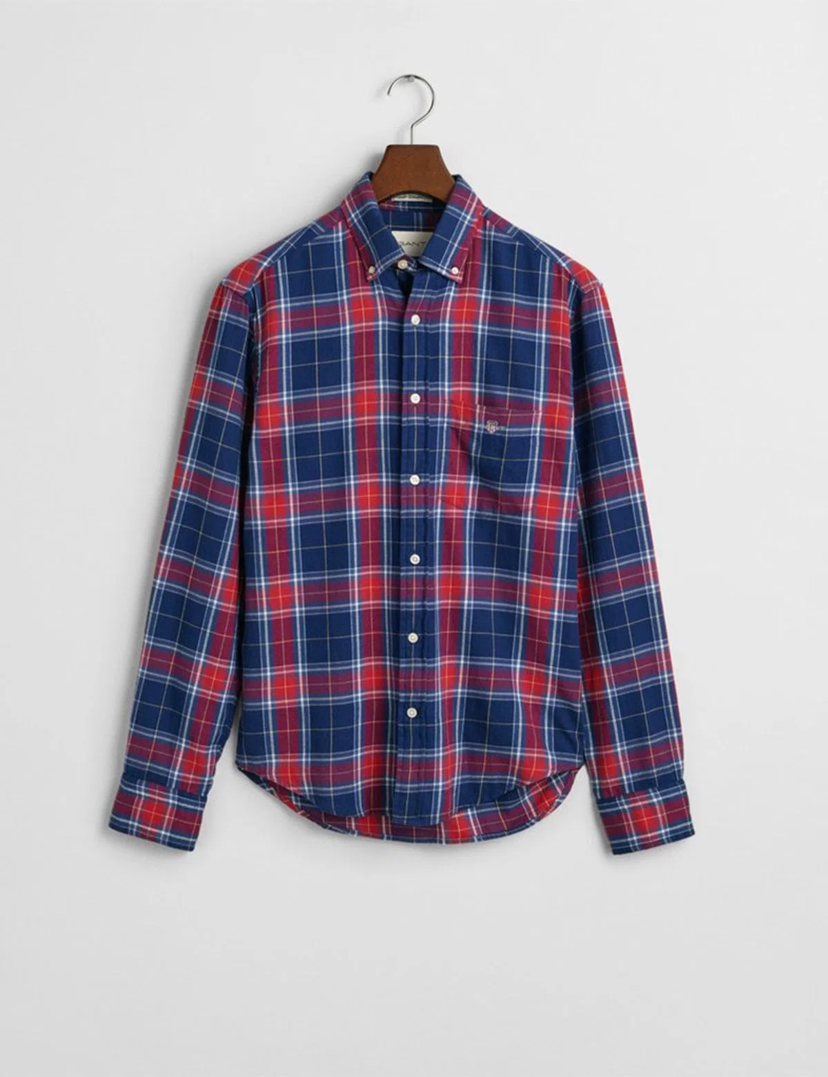 Camisa de flanela xadrez Azul