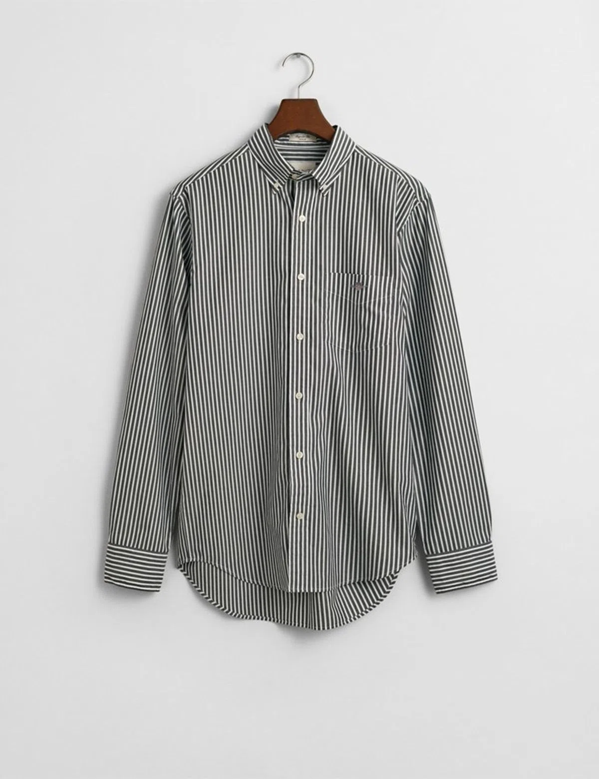 Camisa Clásica Reg Poplin Negra