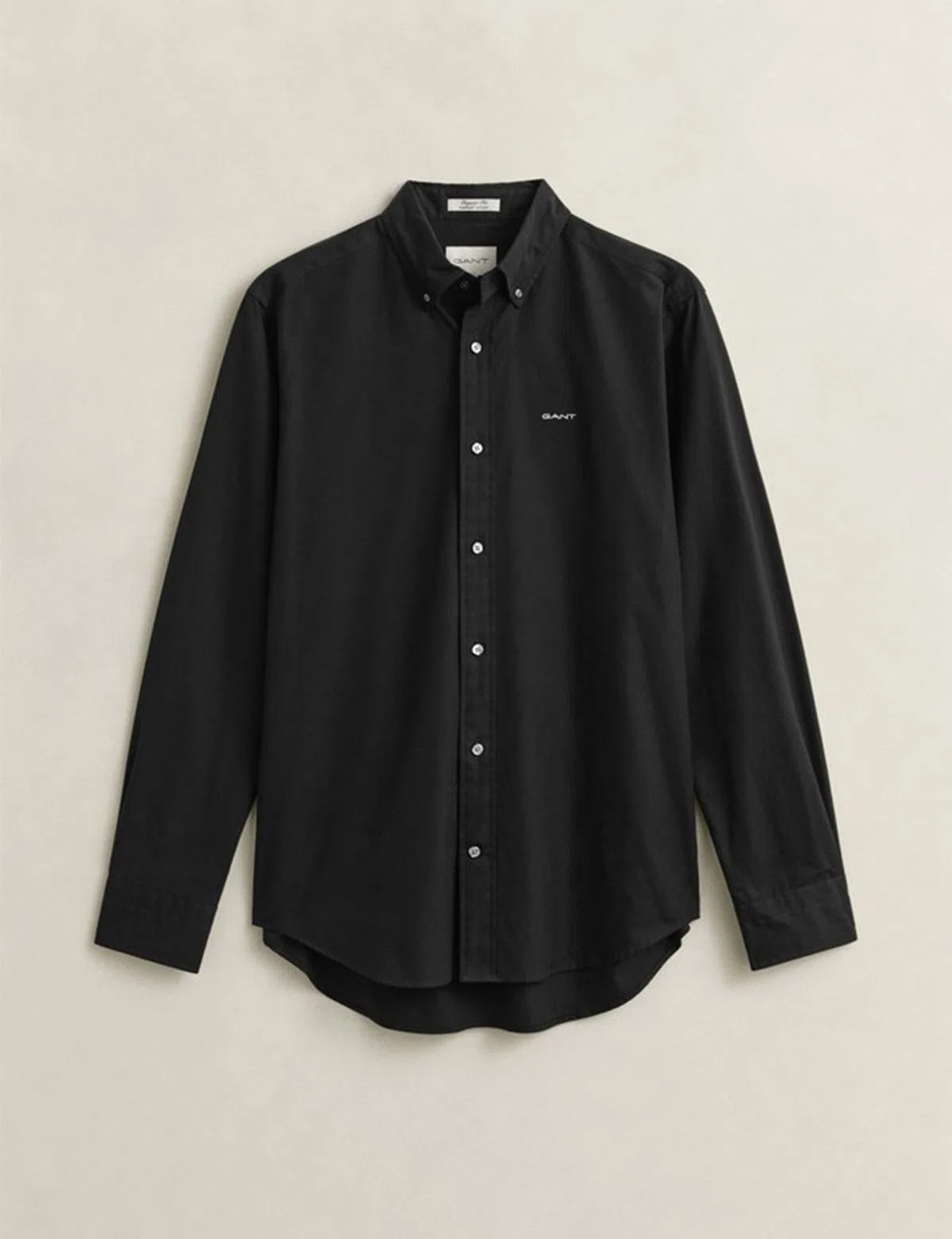 Chemise Oxford Regular Fit Pinpoint Noire