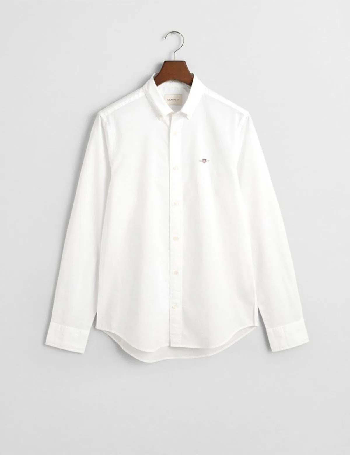 Camisa de popelina Classic slim fit Branco
