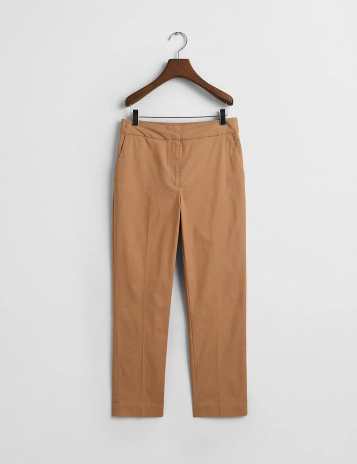 Calças Slim Slack Bege