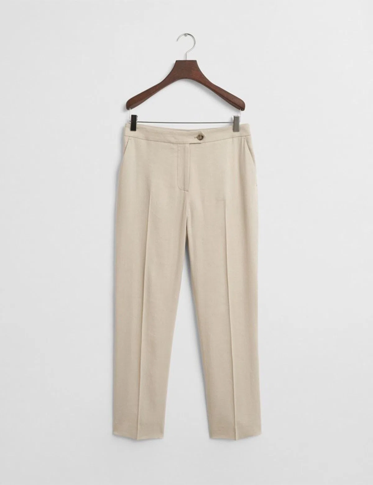 Pantalons Béton en Lin Beige