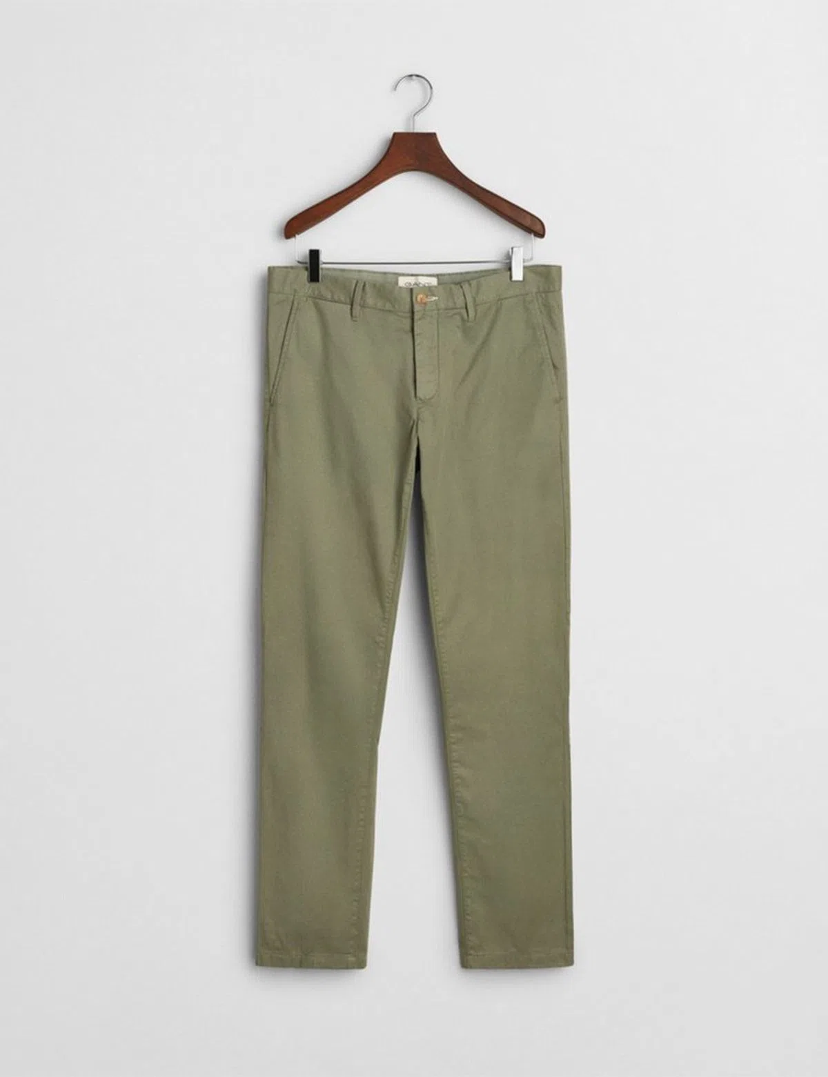 Sunfaded Green Slim Chino Pants