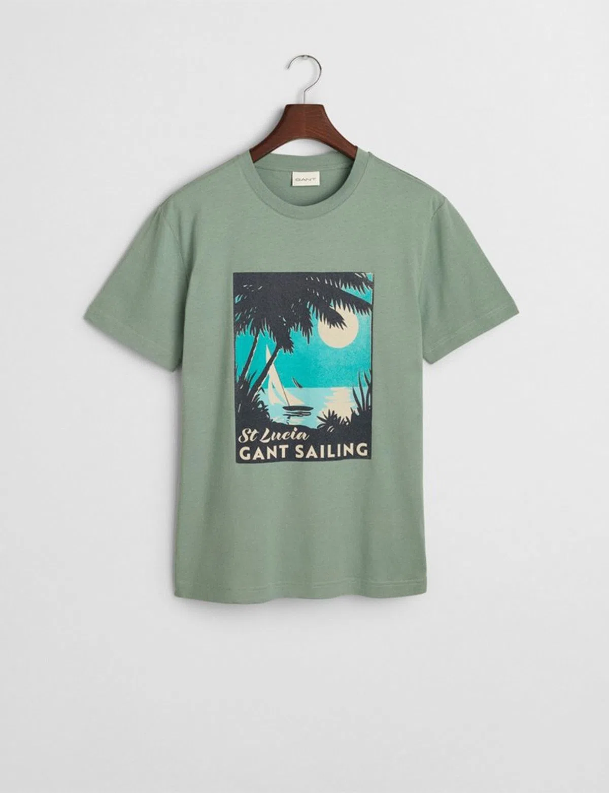 T-Shirt Placed Graphic Verde