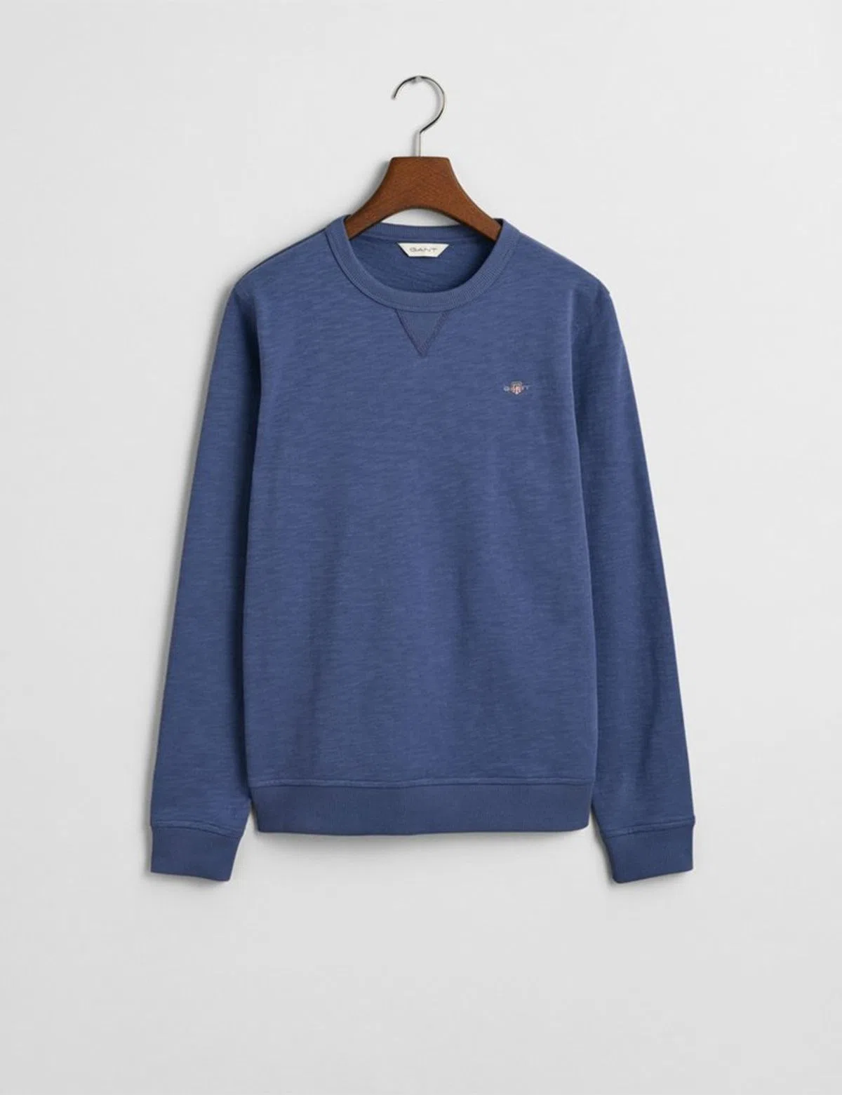 Sweatshirt Shield Slub Blue