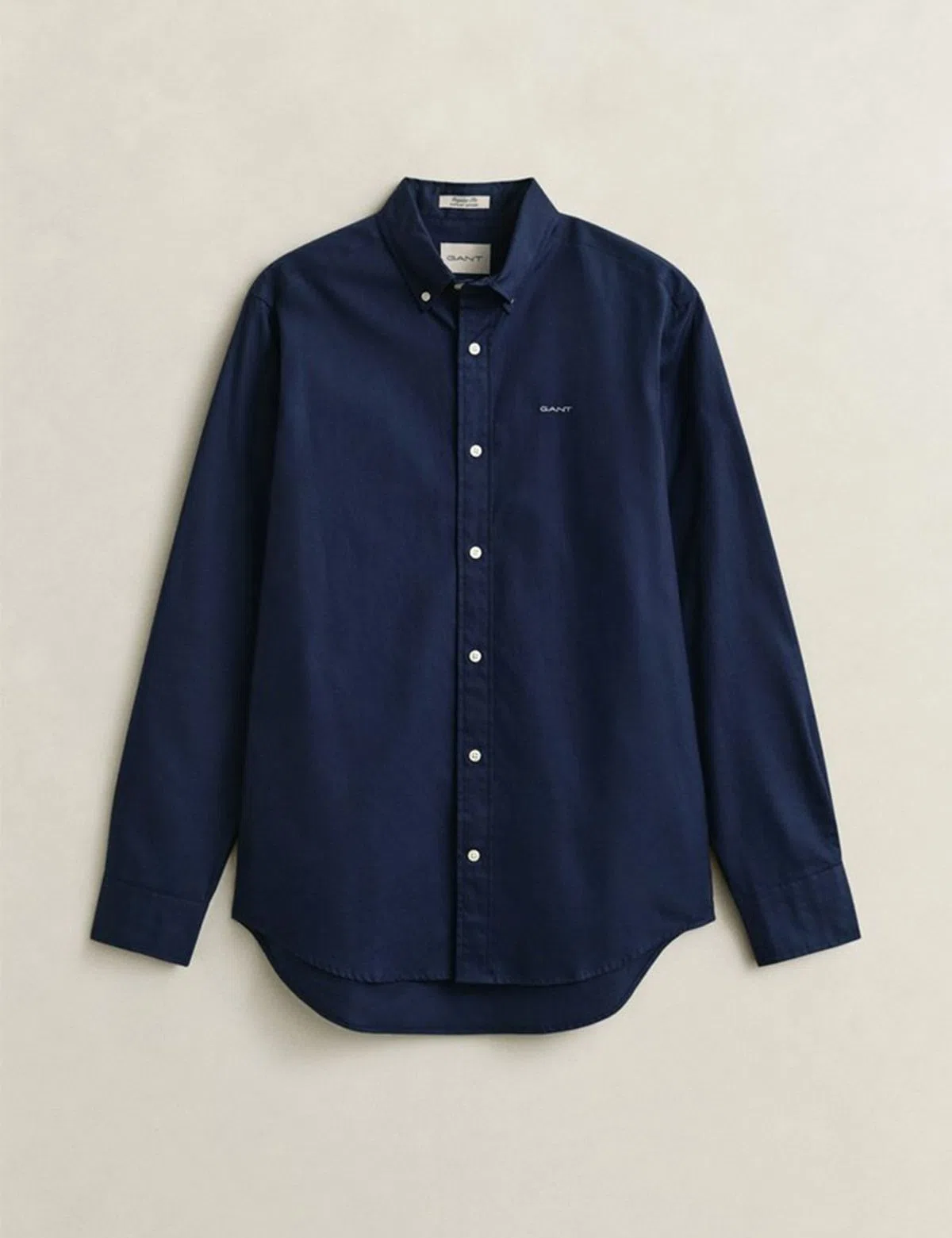 Camisa Regular Fit Pinpoint Oxford Azul