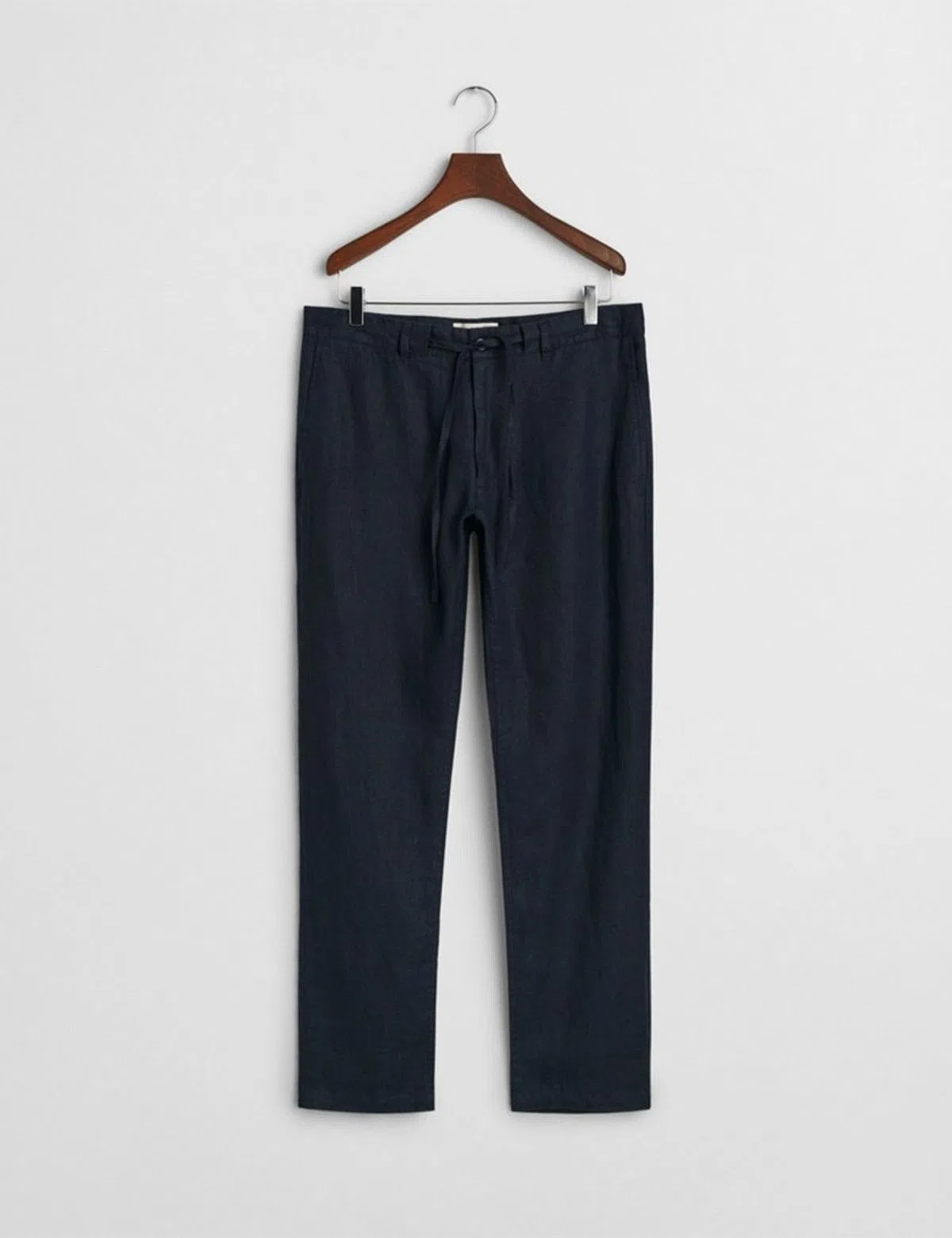 Pantalones de Lino Azul Relaxed