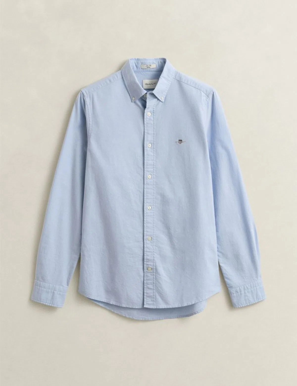 Camisa Slim Fit Classic Oxford Azul