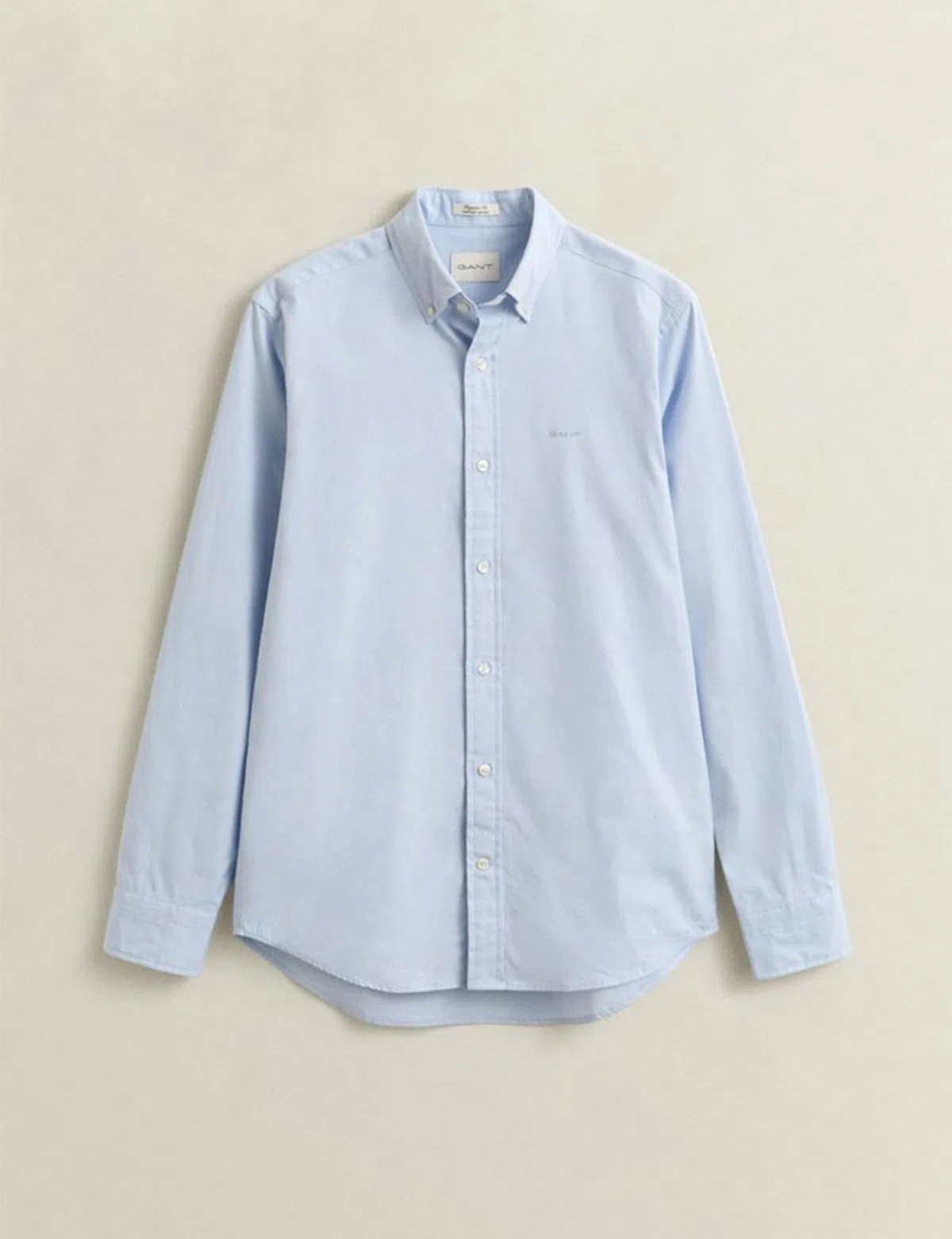 Camisa Oxford Regular Fit Pinpoint Azul