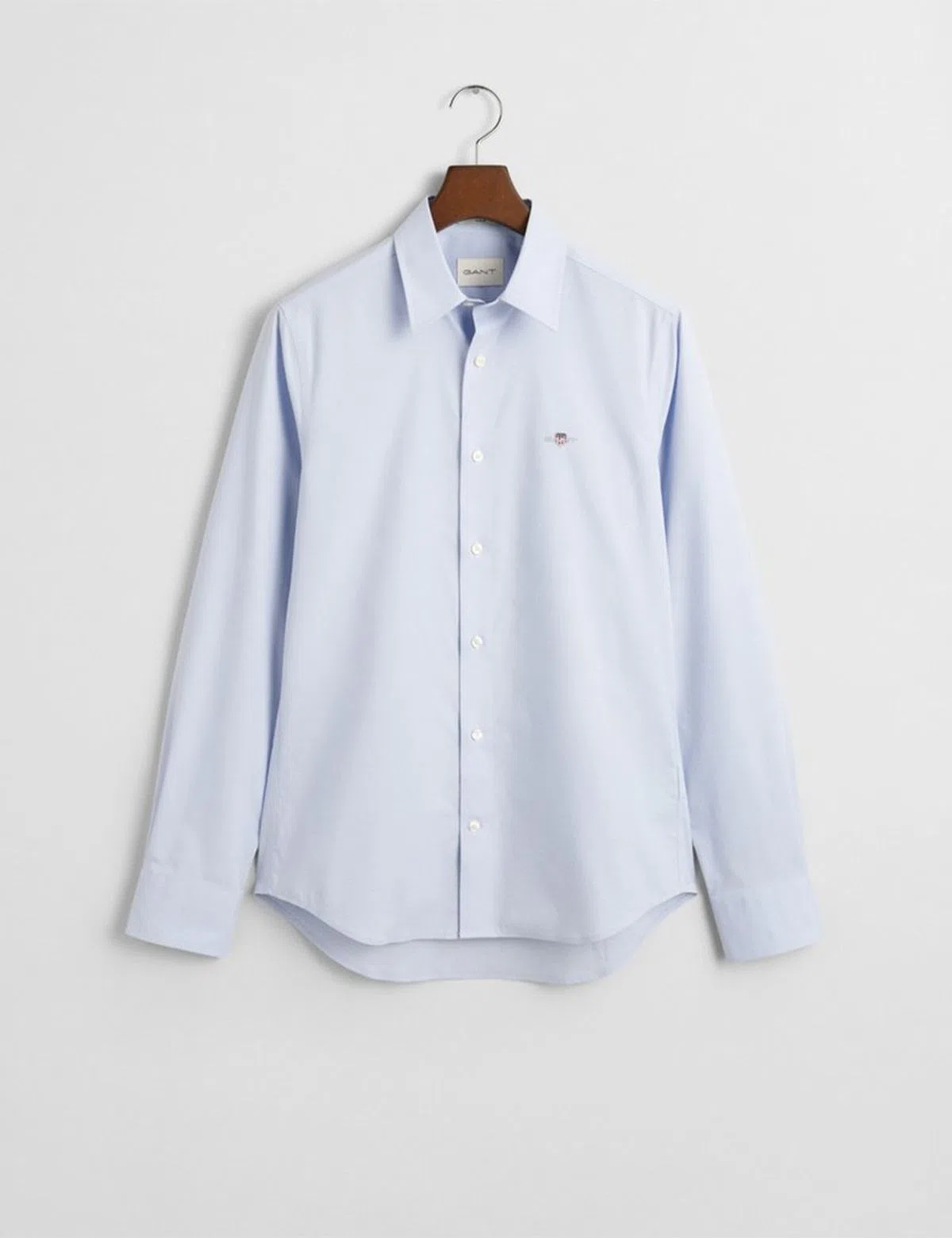 Camisa Slim Stretch Popelín Azul