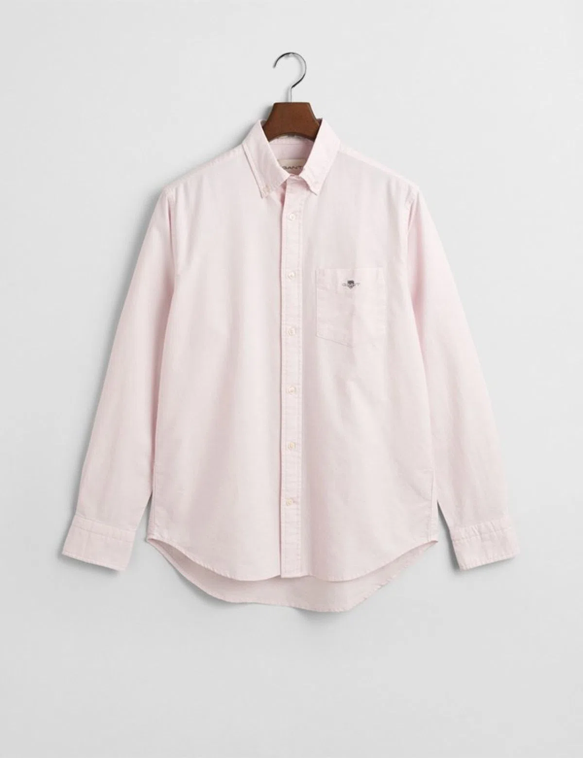 Camisa Oxford Regular Fit Clásica Rosa