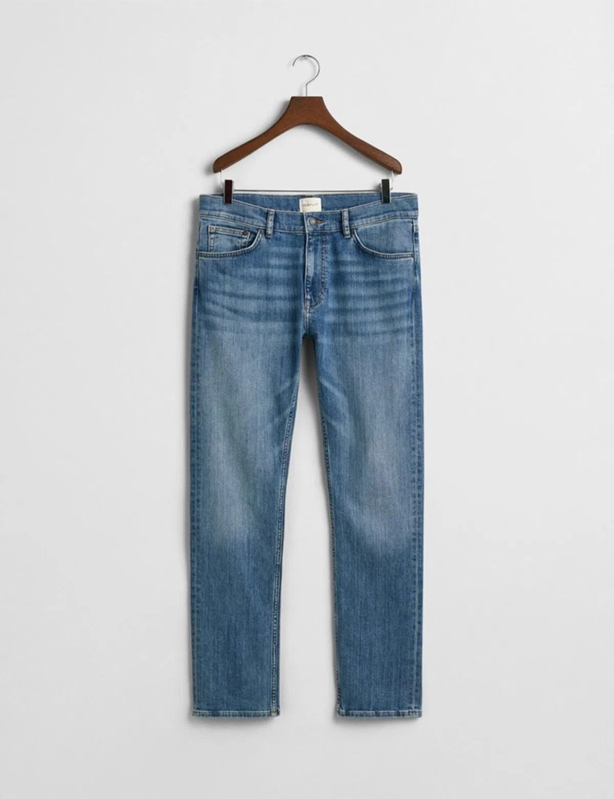 Pantalones de mezclilla Regular Azul