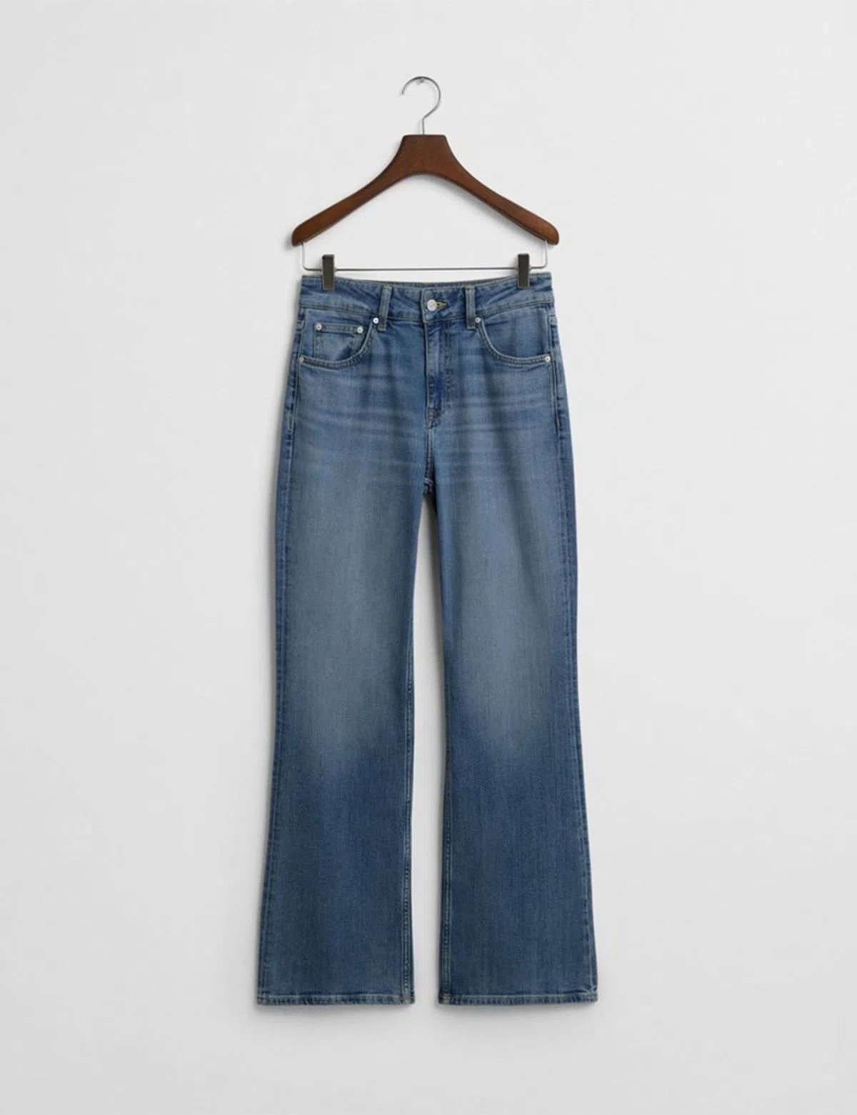 Blue Slim Flare Jeans