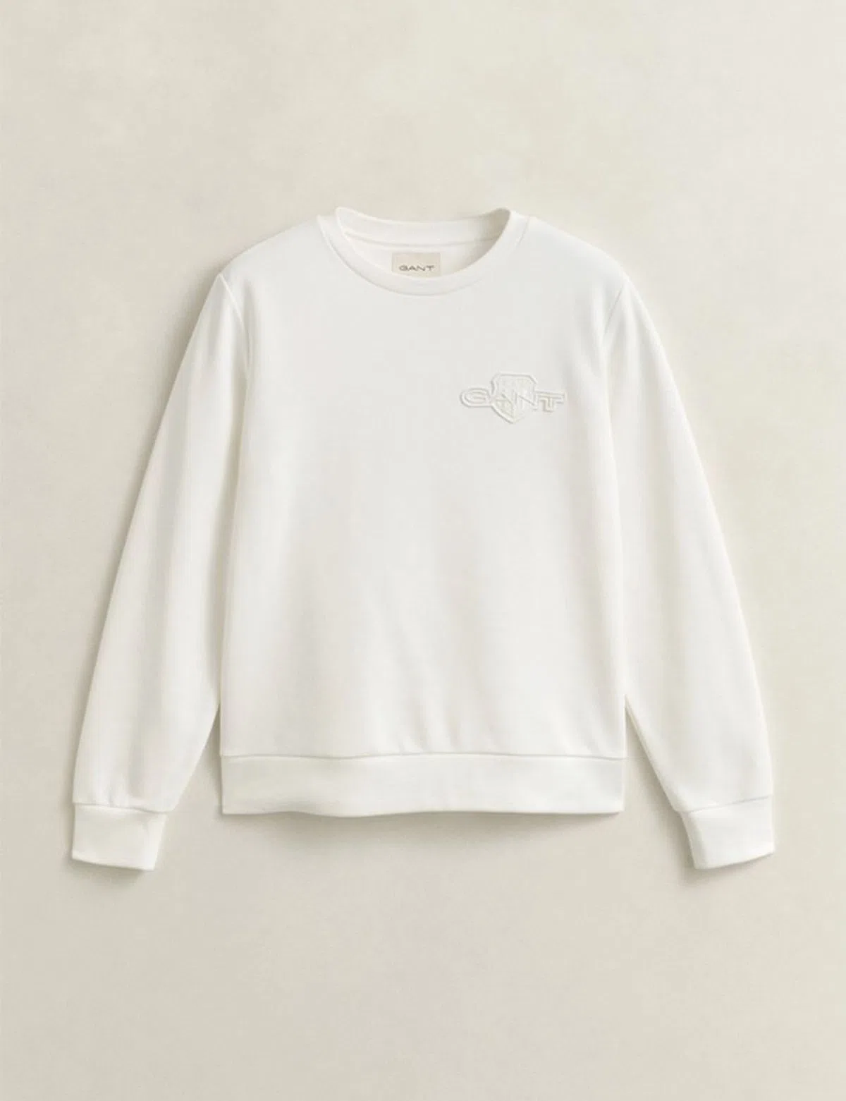 Beige Tonal Shield Sweatshirt