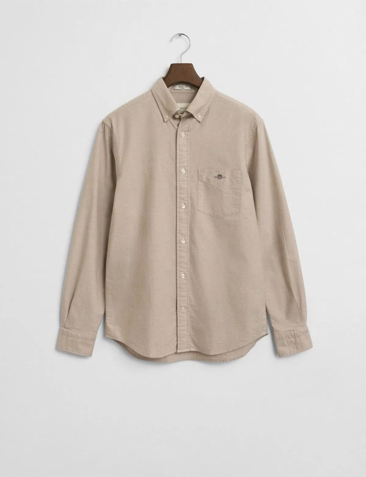 Regular Fit Classic Oxford Shirt Beige