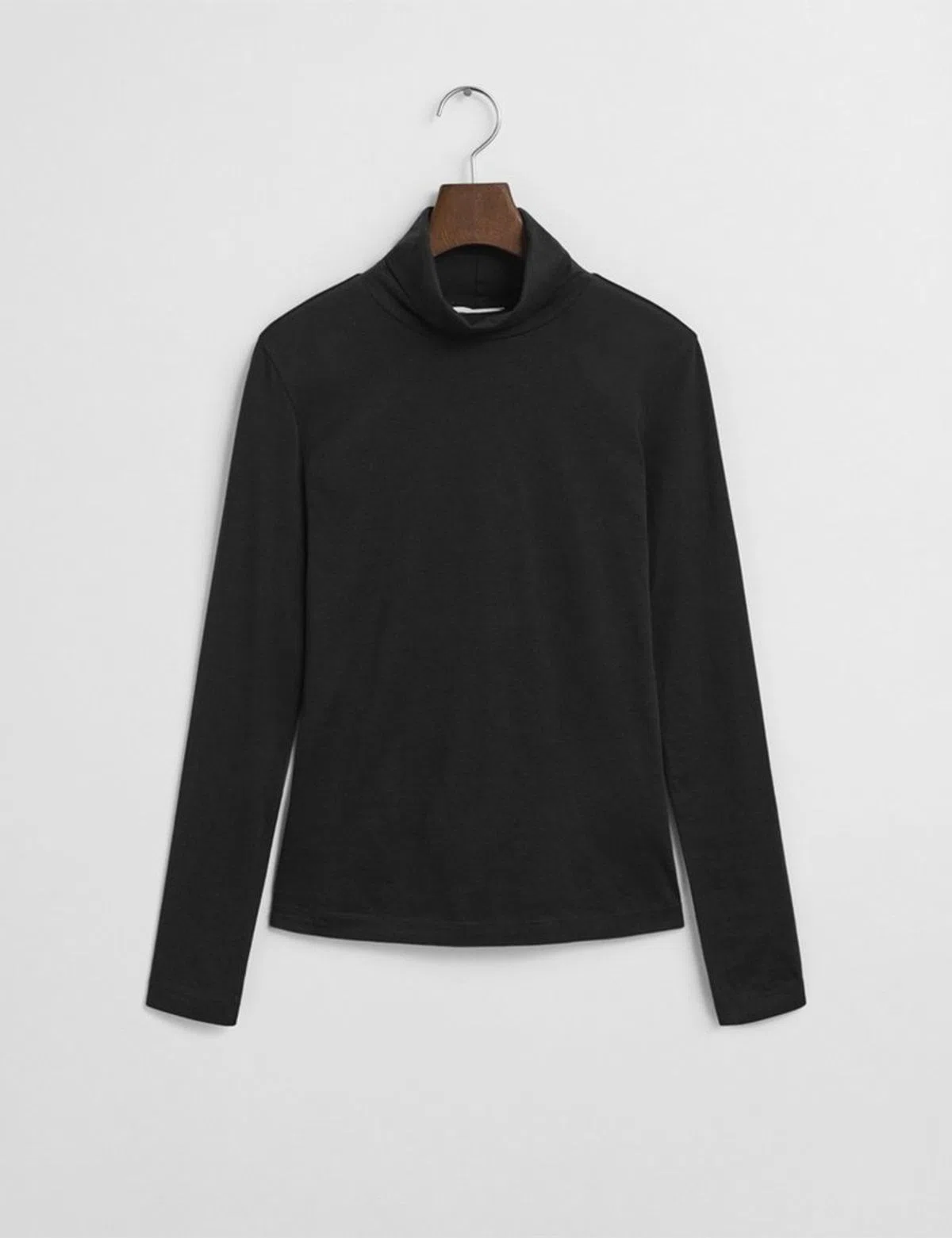 Camisola de gola alta Preto