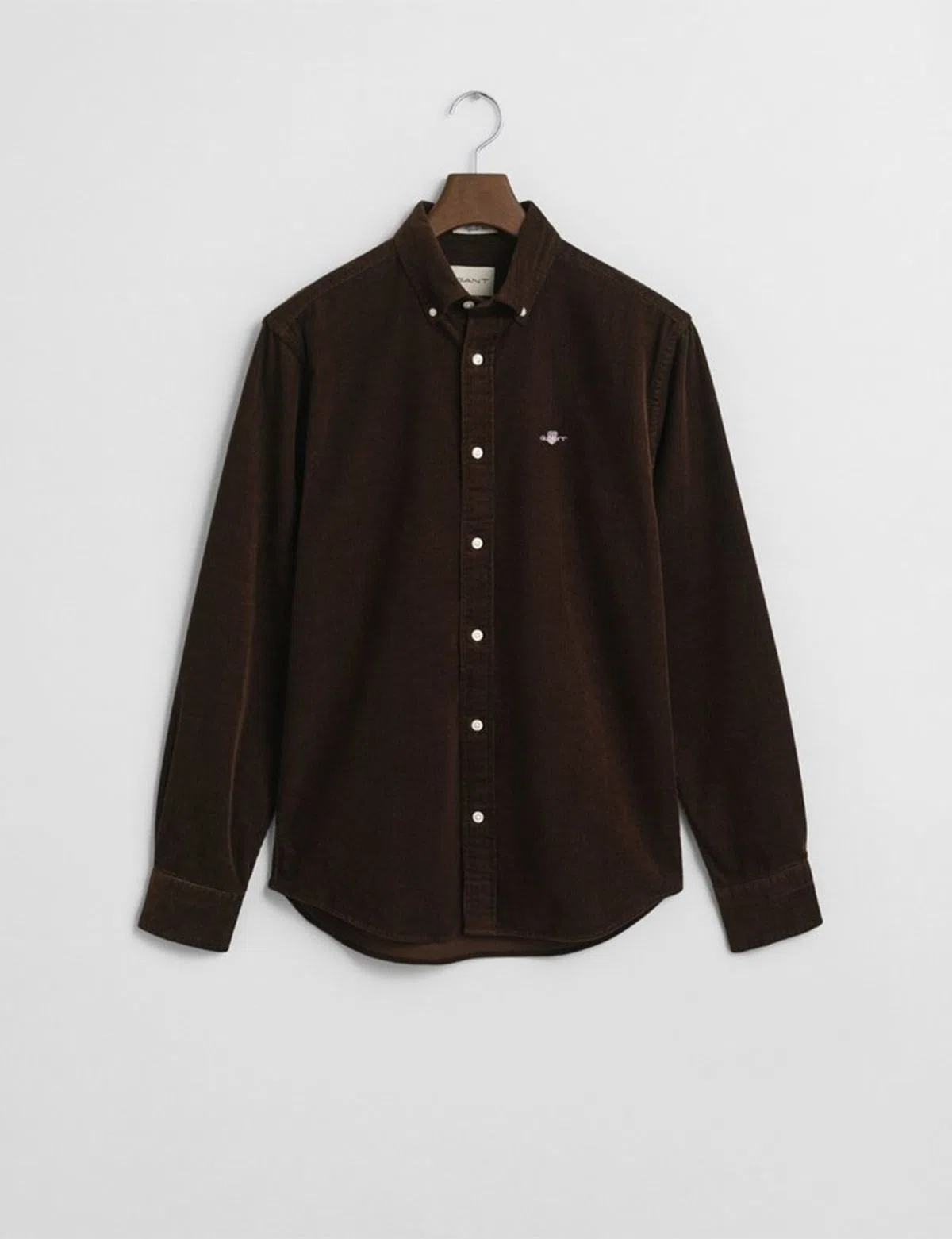 Chemise en Velours Brun