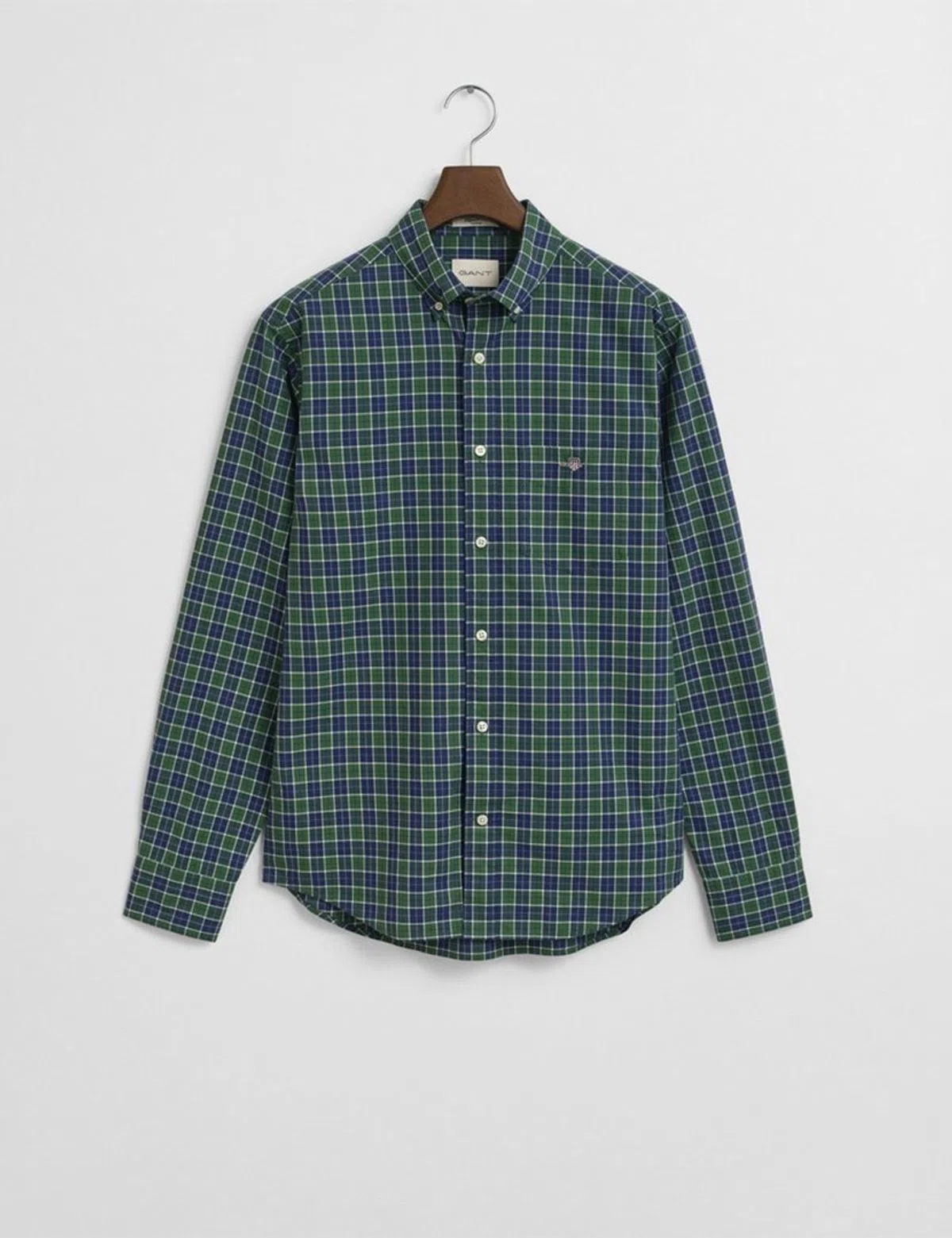 Camisa Reg Classic Poplin Check Verde