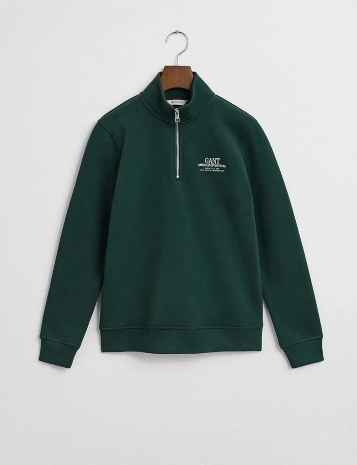 Green Half-Zip Sweatshirt