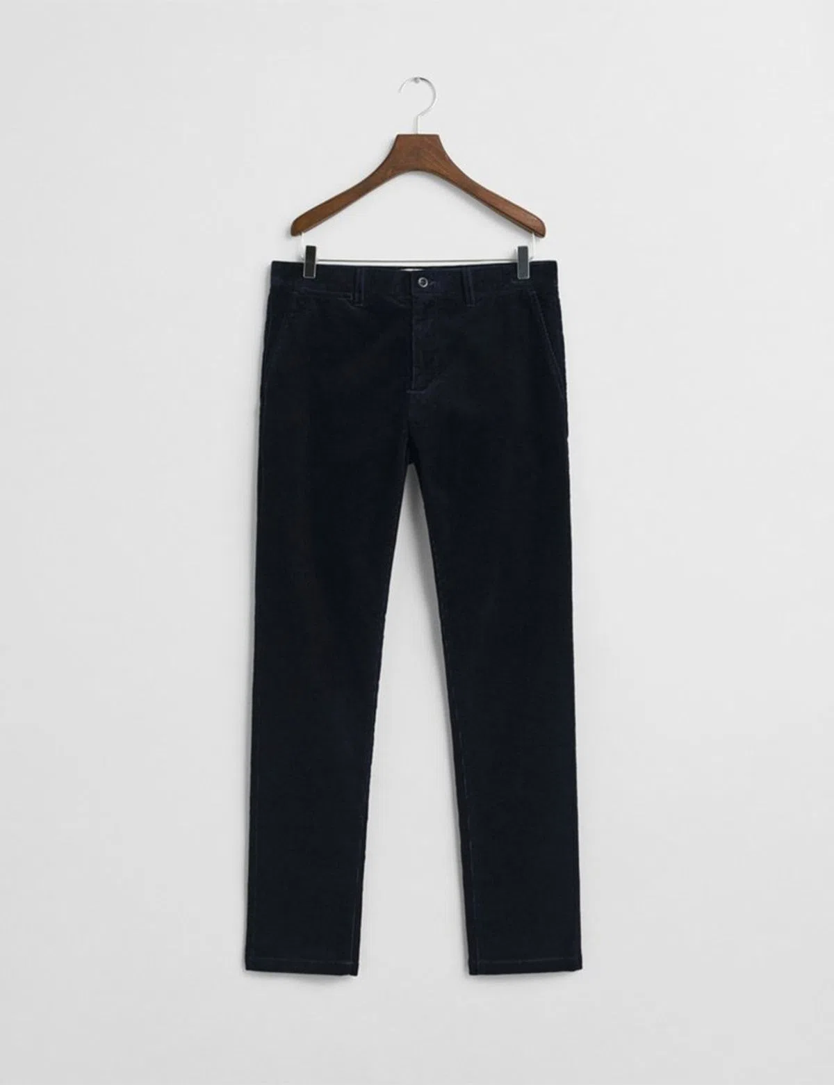 Pantalones Chino Slim de Pana Azul