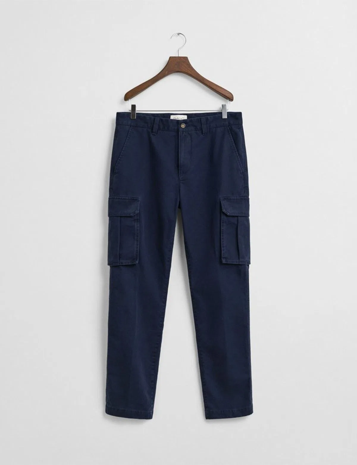 Regular Fit Twill Cargo Pants Blue