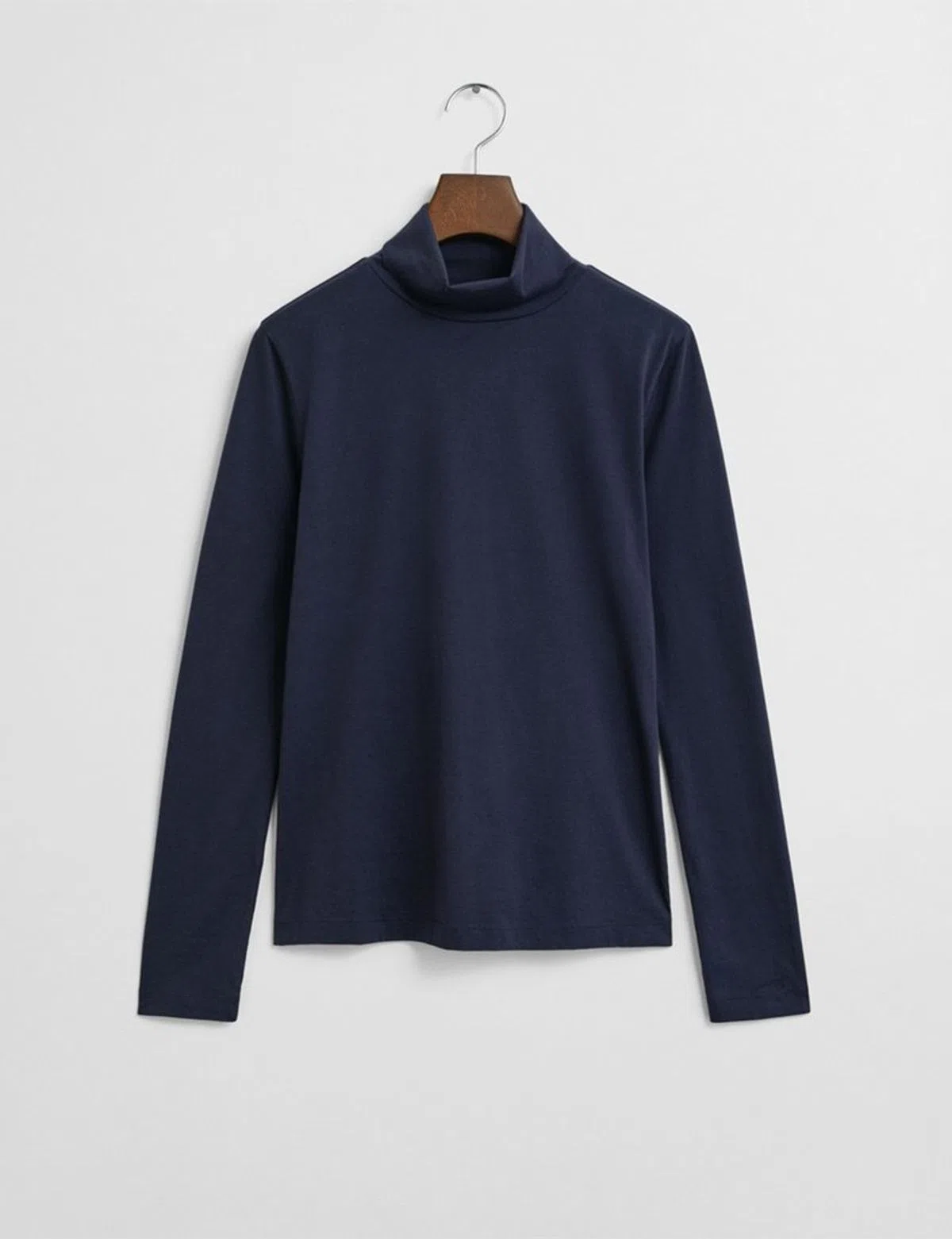 Pull Bleu Col Roulé