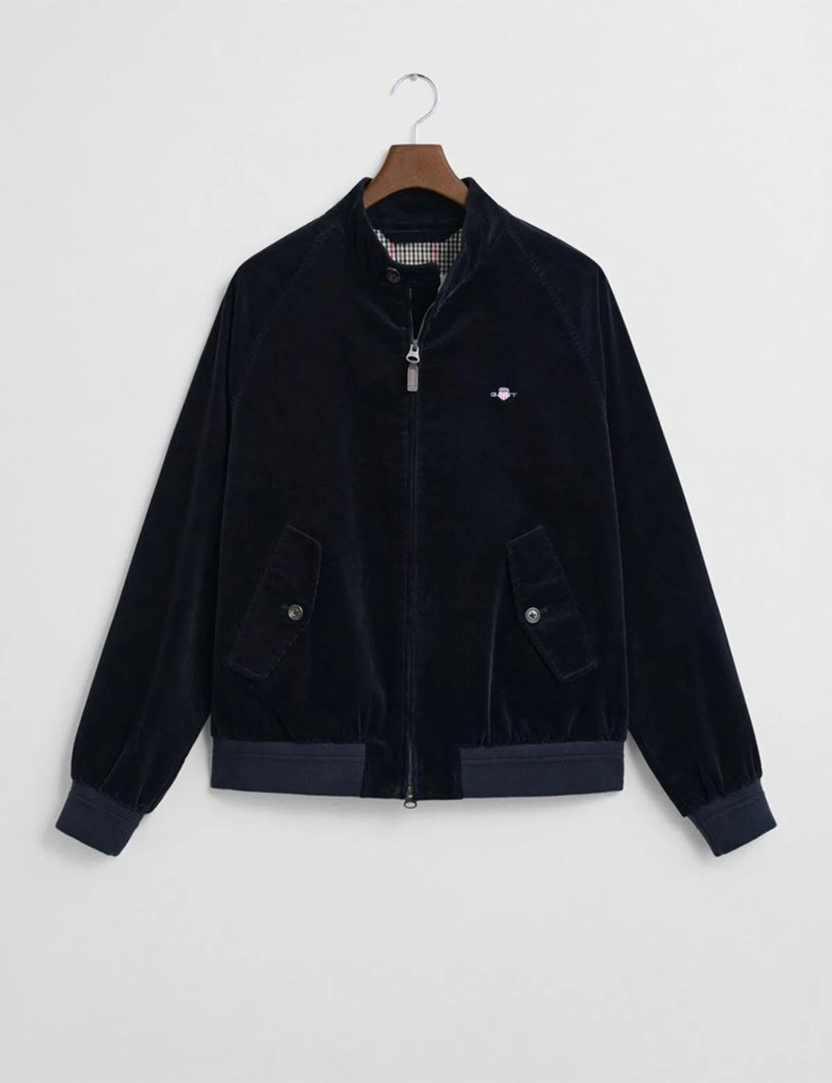 Casaco Cord Harrington Azul