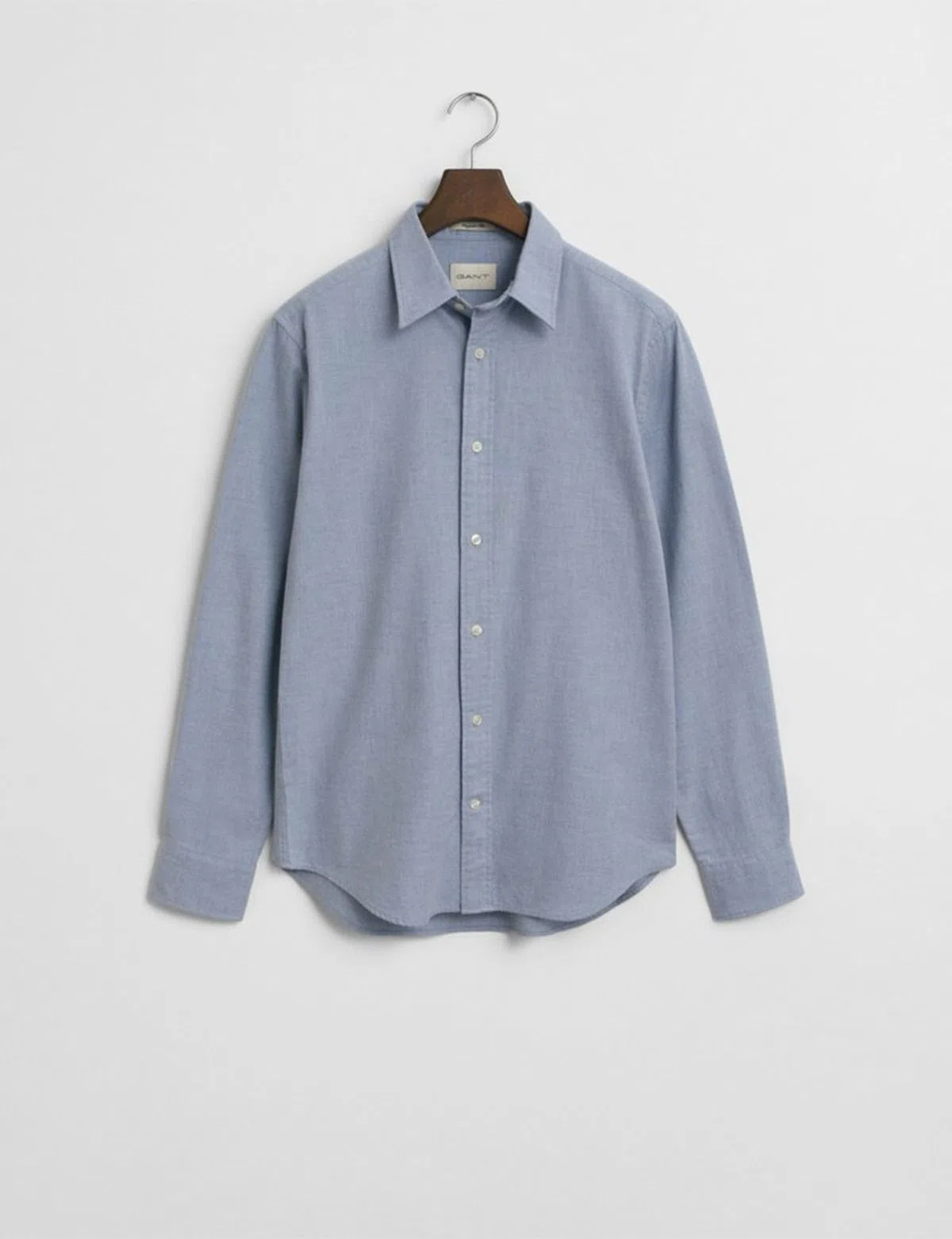 Melange Blue Plaid Shirt