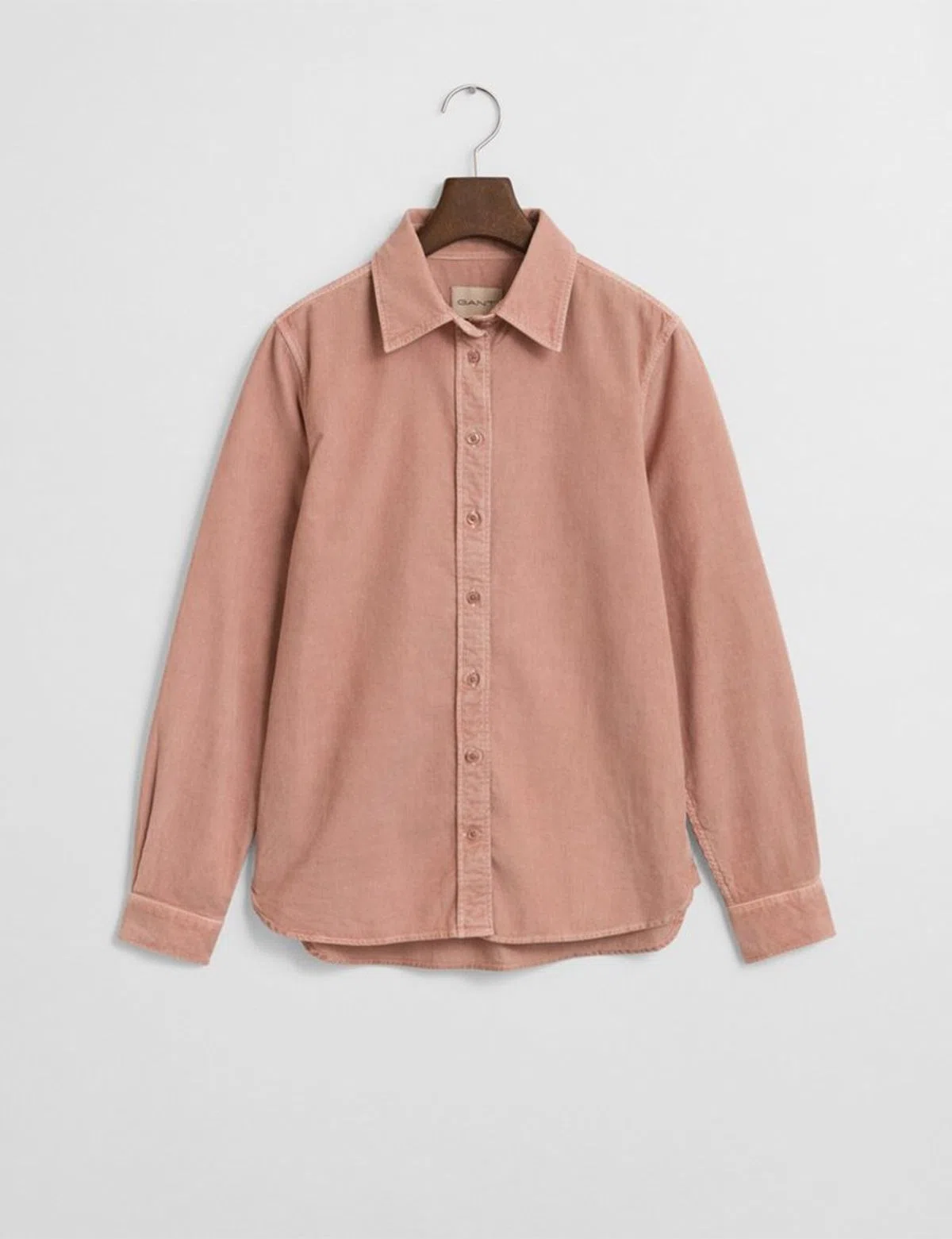 Camisa Regular Fit Corduroy Rosa