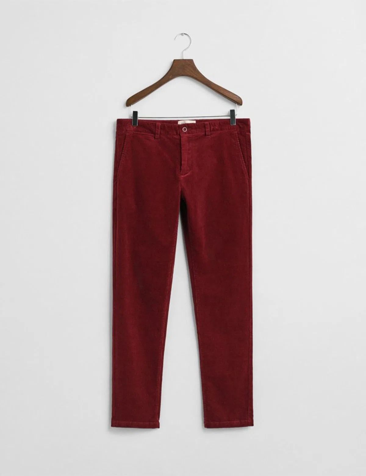 Slim Corduroy Chino Pants Red