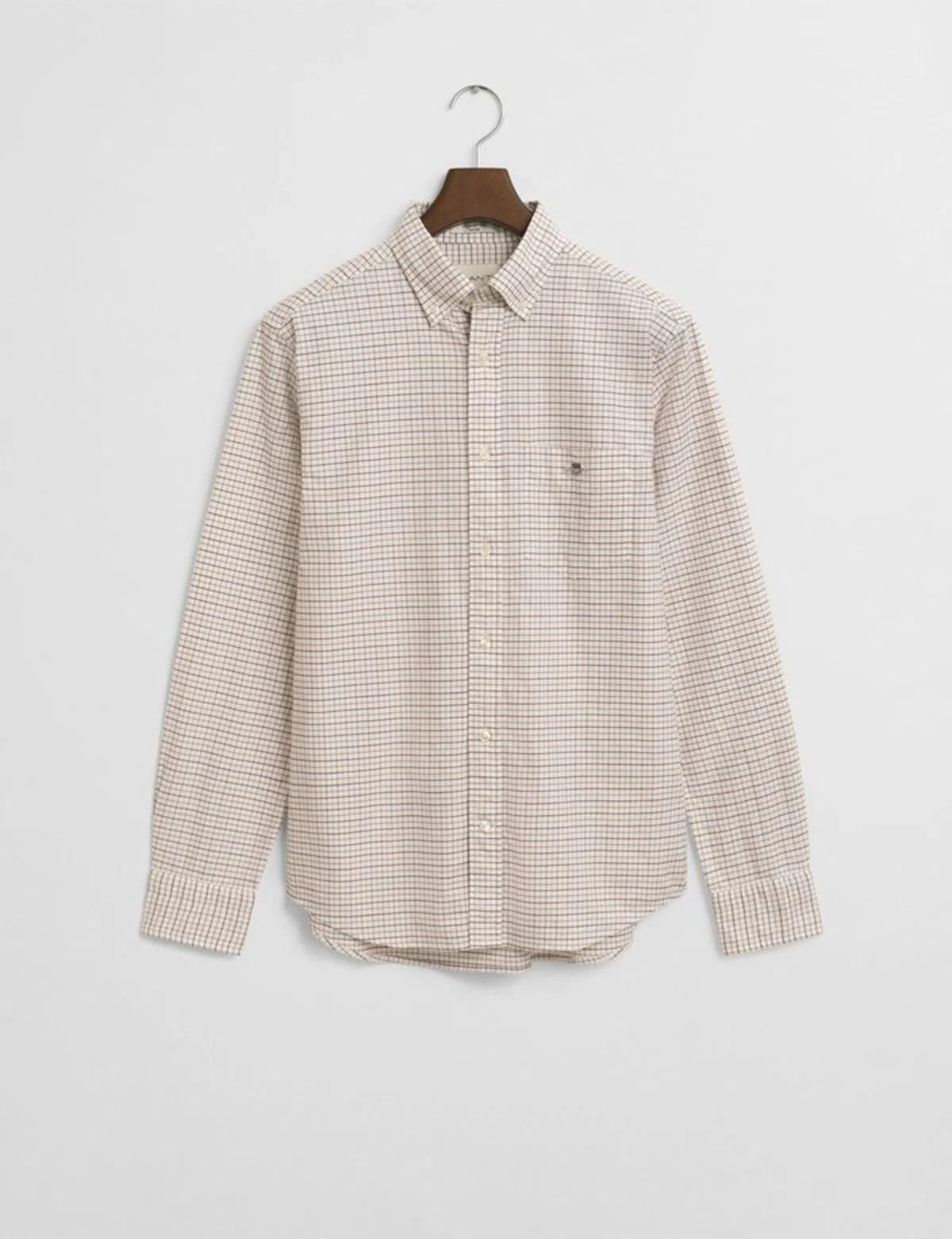 Camisa Reg Classic Oxford Check Vermelho
