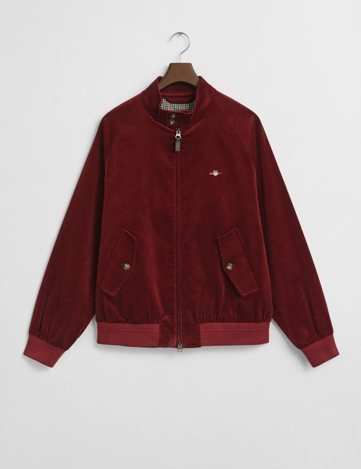 Casaco Cord Harrington Vermelho