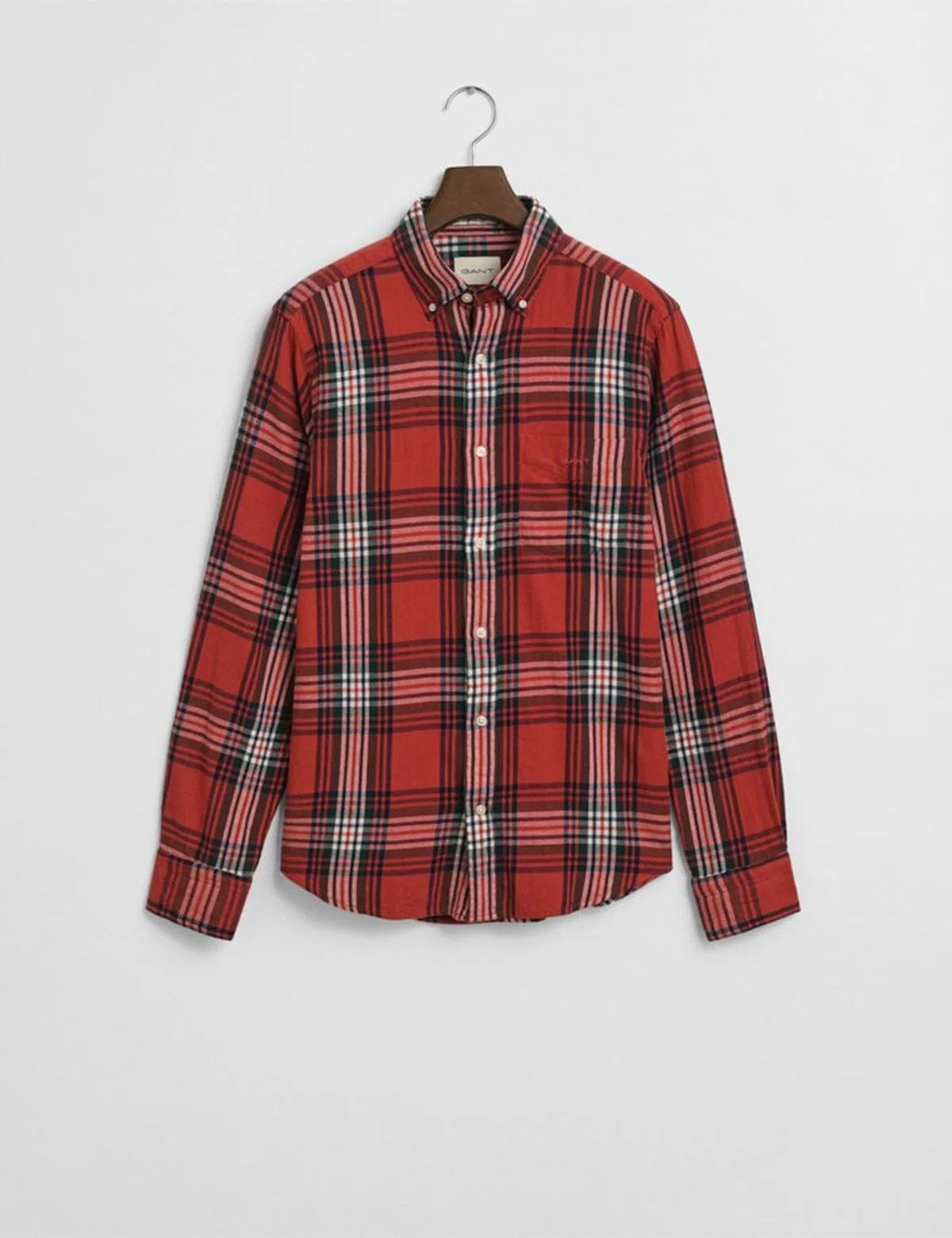 Camisa de flanela Reg Windblown Check Vermelho