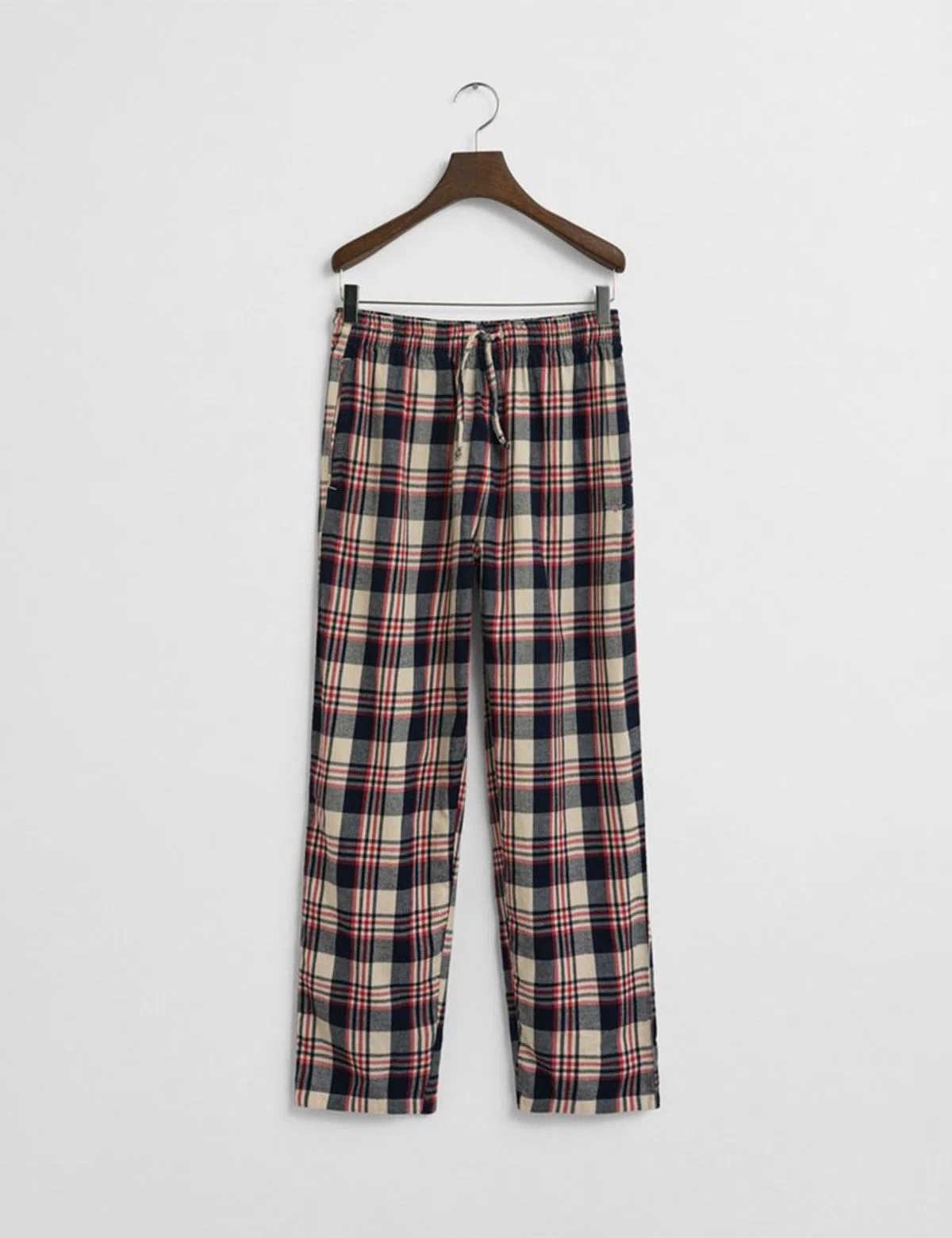 Pantalones de pijama de franela de cuadros