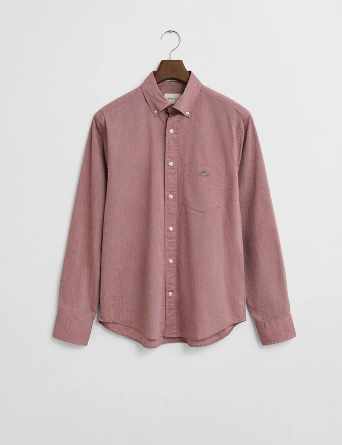 Camisa de popelina Classic regular fit Vermelho