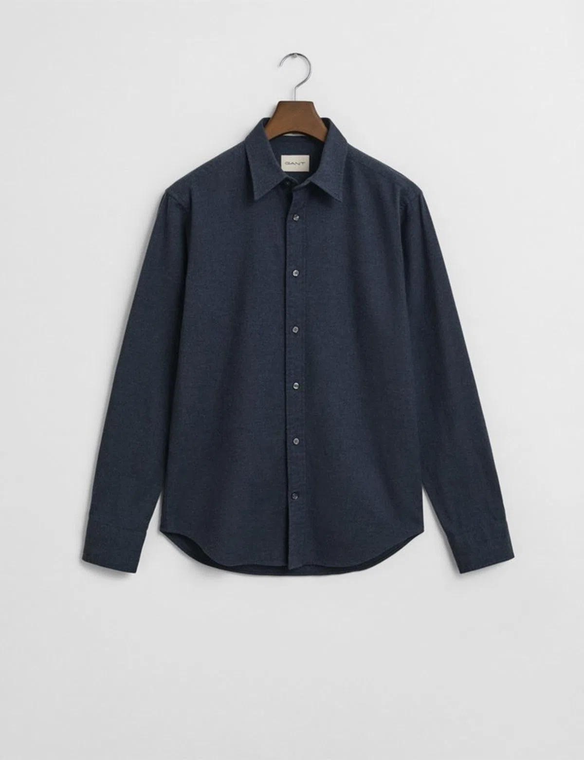 Melange Blue Flannel Shirt