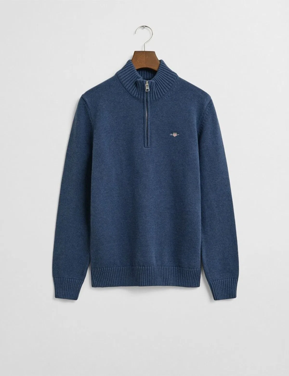 Blue Half-Zip Sweatshirt