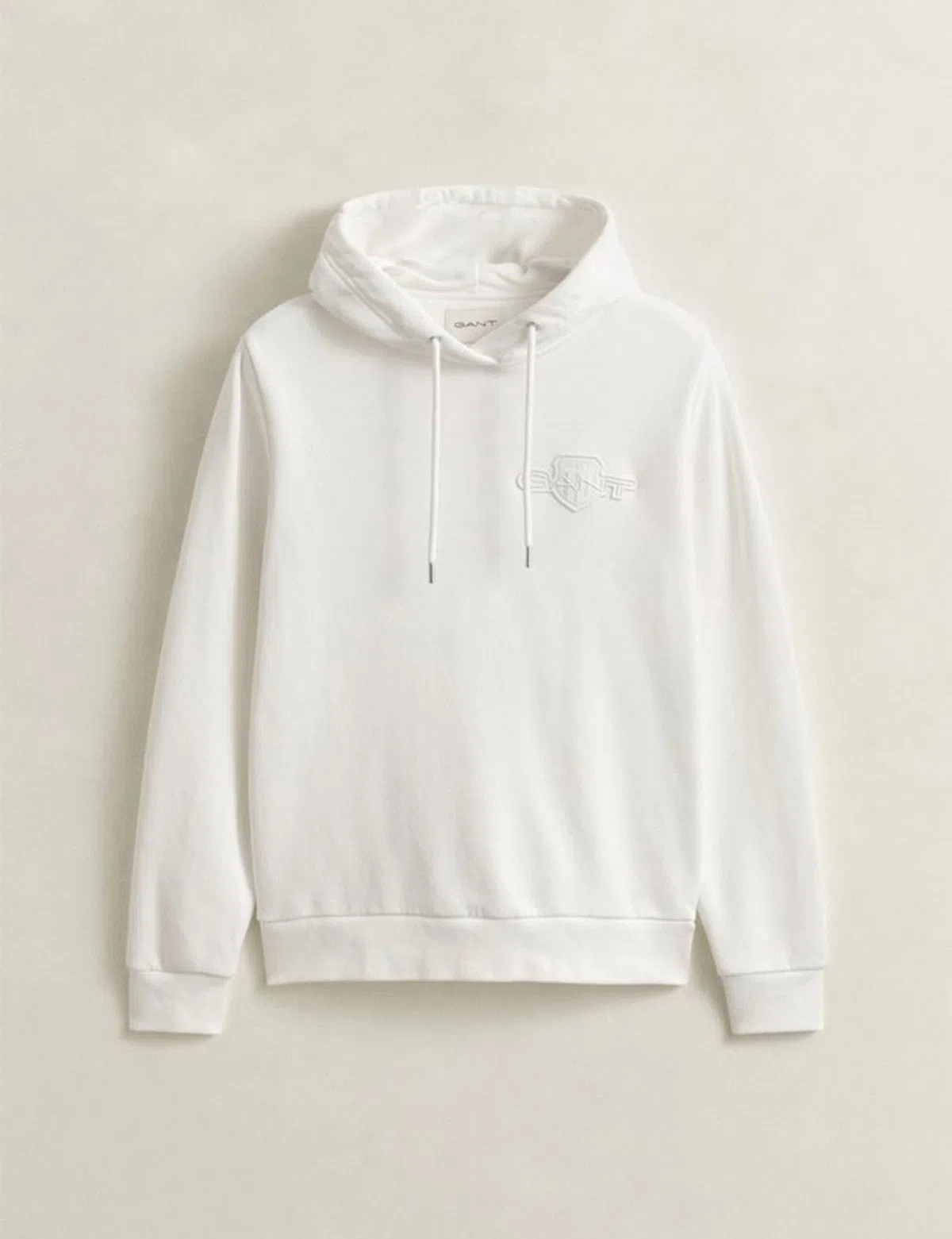 Sweatshirt Tonal Shield Beige