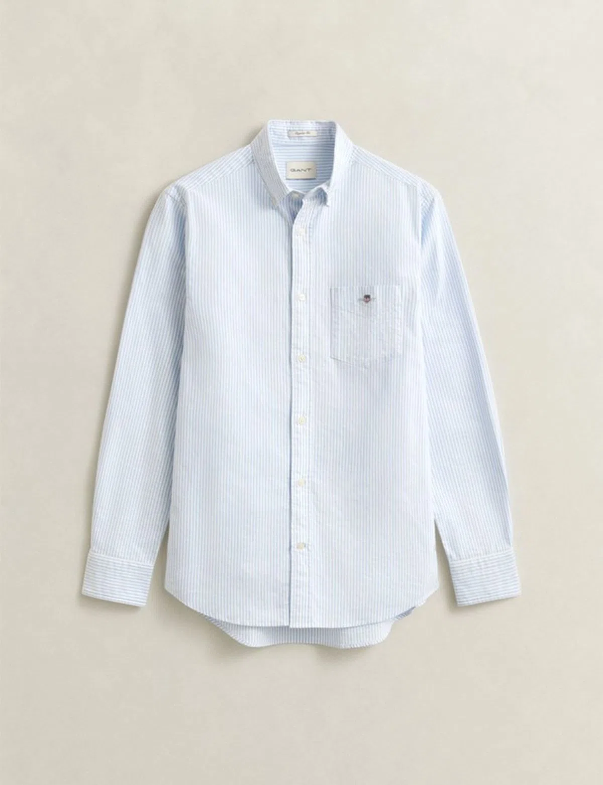 Camisa Regular Fit Classic Oxford Azul