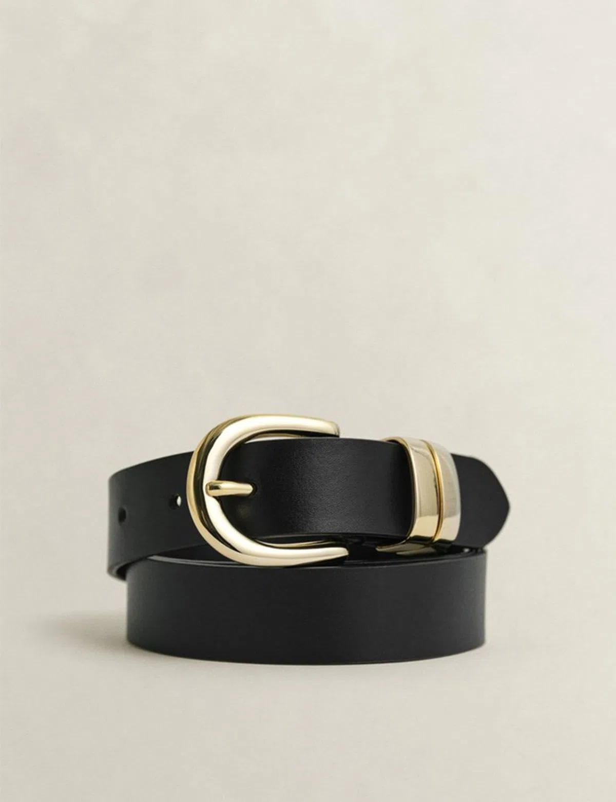 Cinto de pele Preto