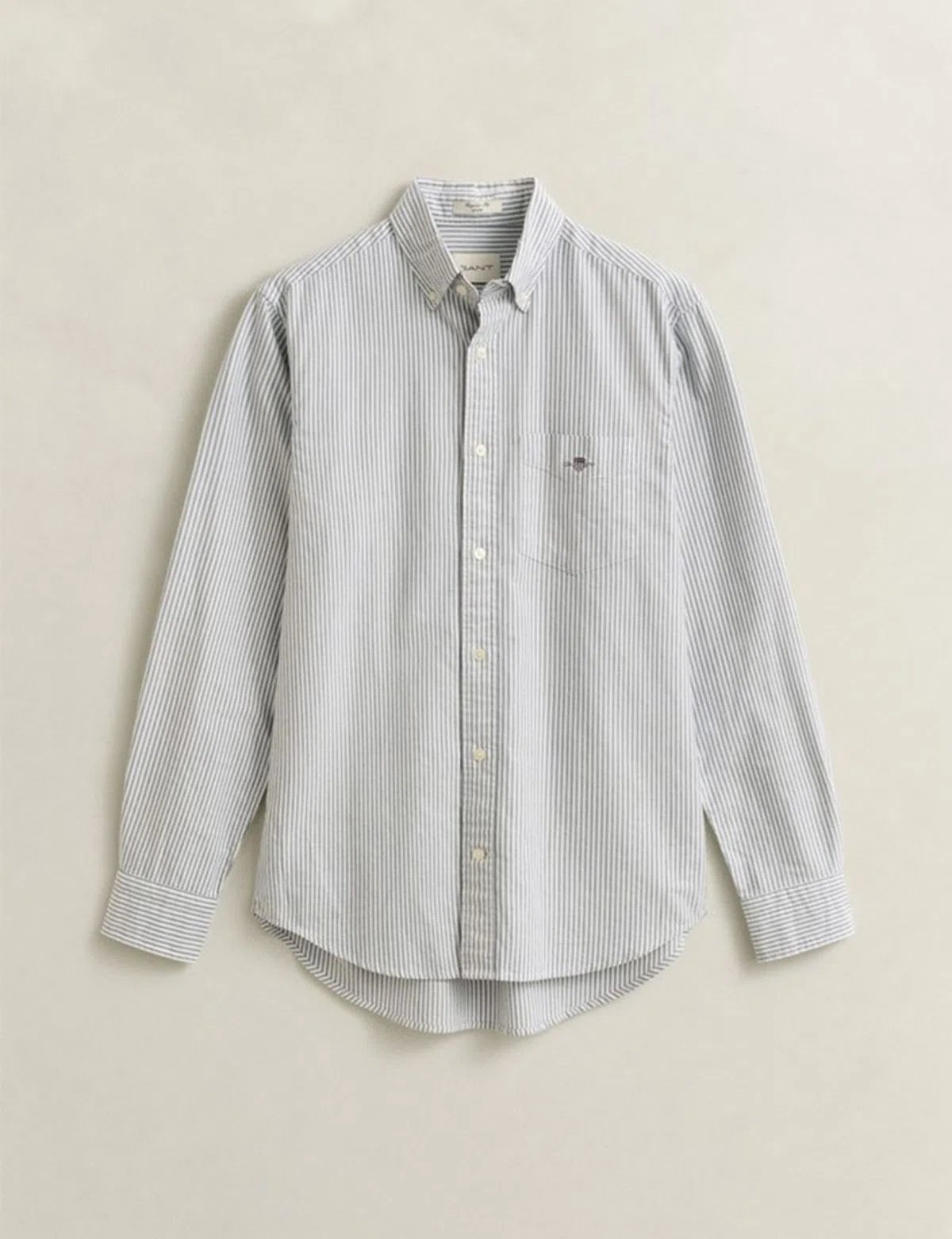 Camisa Regular Fit Classic Oxford Azul